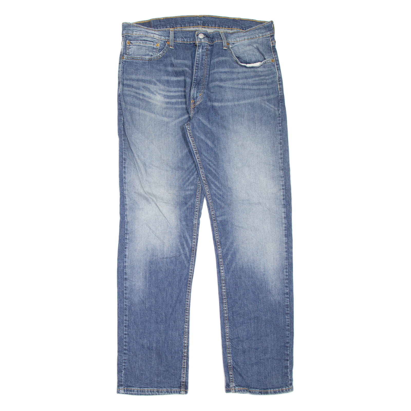 LEVI'S 559 Jeans Mens Blue Relaxed Tapered Stone Wash W38 L34 Refurbished - N/A refurbished available on Cerqular