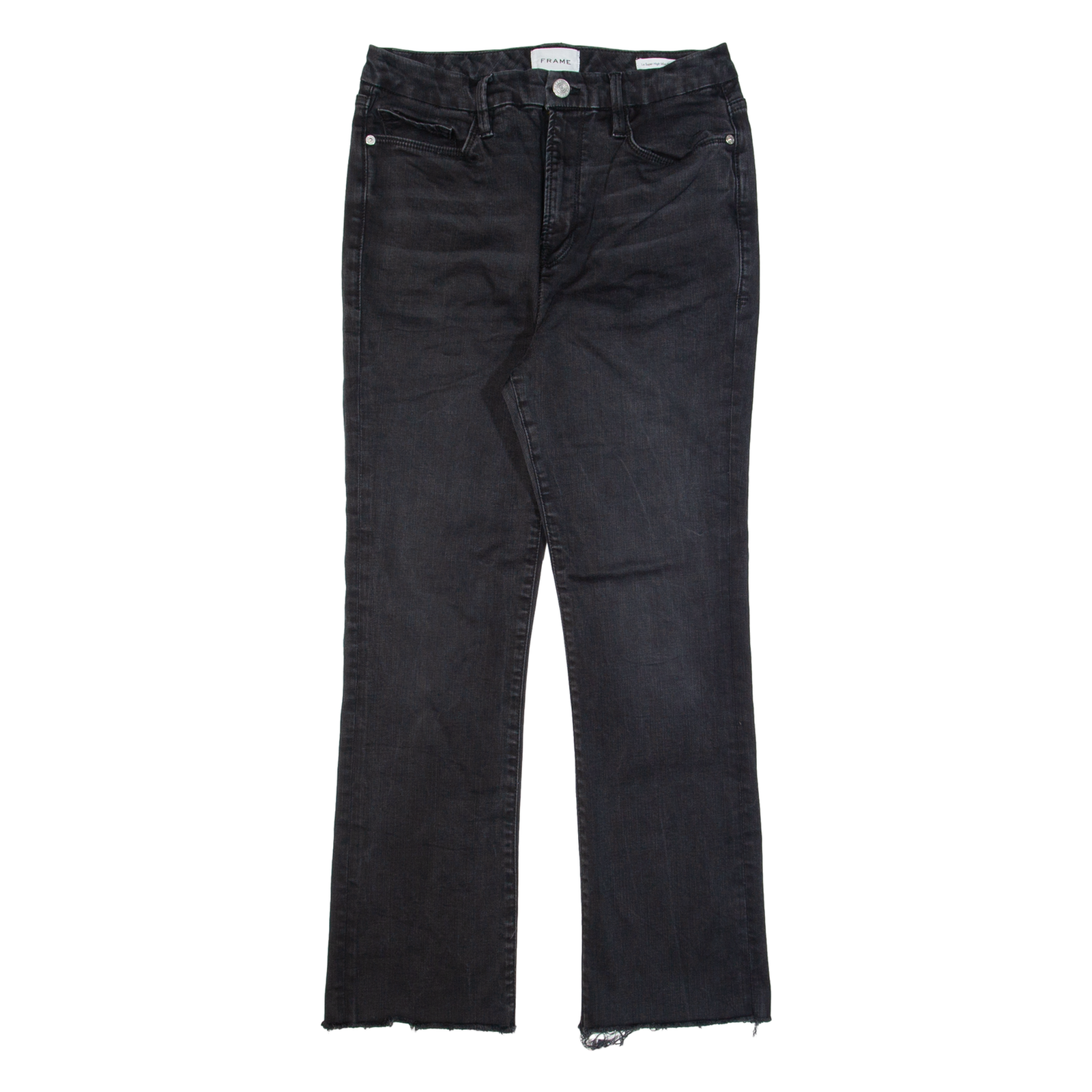 Buy FRAME High Rise Womens Jeans Black Regular Bootcut W31 L27 Refurbished - $68.89 FRAME High Rise Womens Jeans Black Regular Bootcut W31 L27 Refurbished - N/A refurbished available on Cerqular