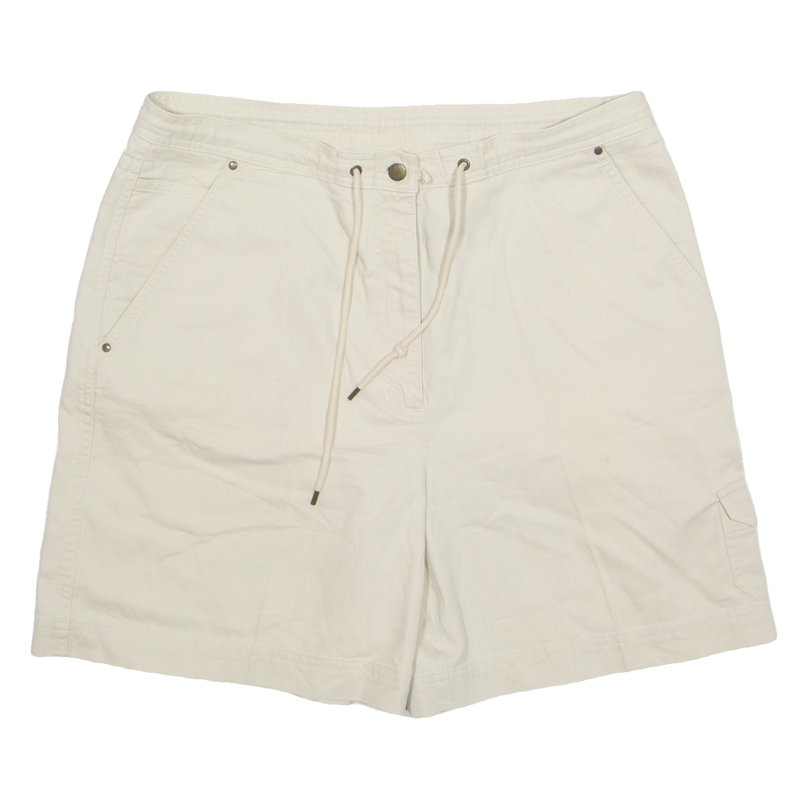 LAUREN RALPH LAUREN Womens Utility Shorts Beige L W35 Refurbished - N/A refurbished available on Cerqular