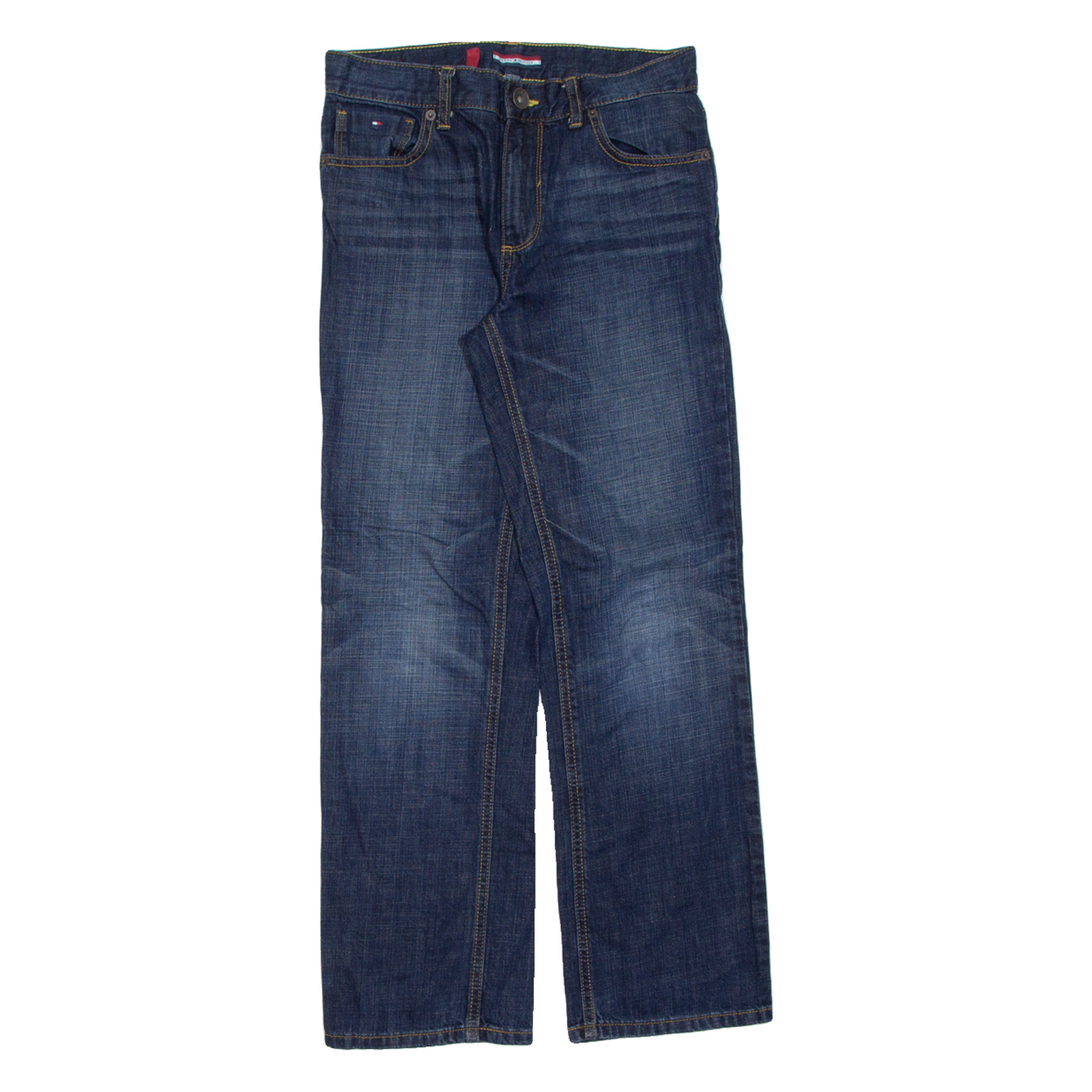 TOMMY JEANS Womens Jeans Blue Slim Straight Stone Wash W29 L28 Refurbished - N/A refurbished available on Cerqular