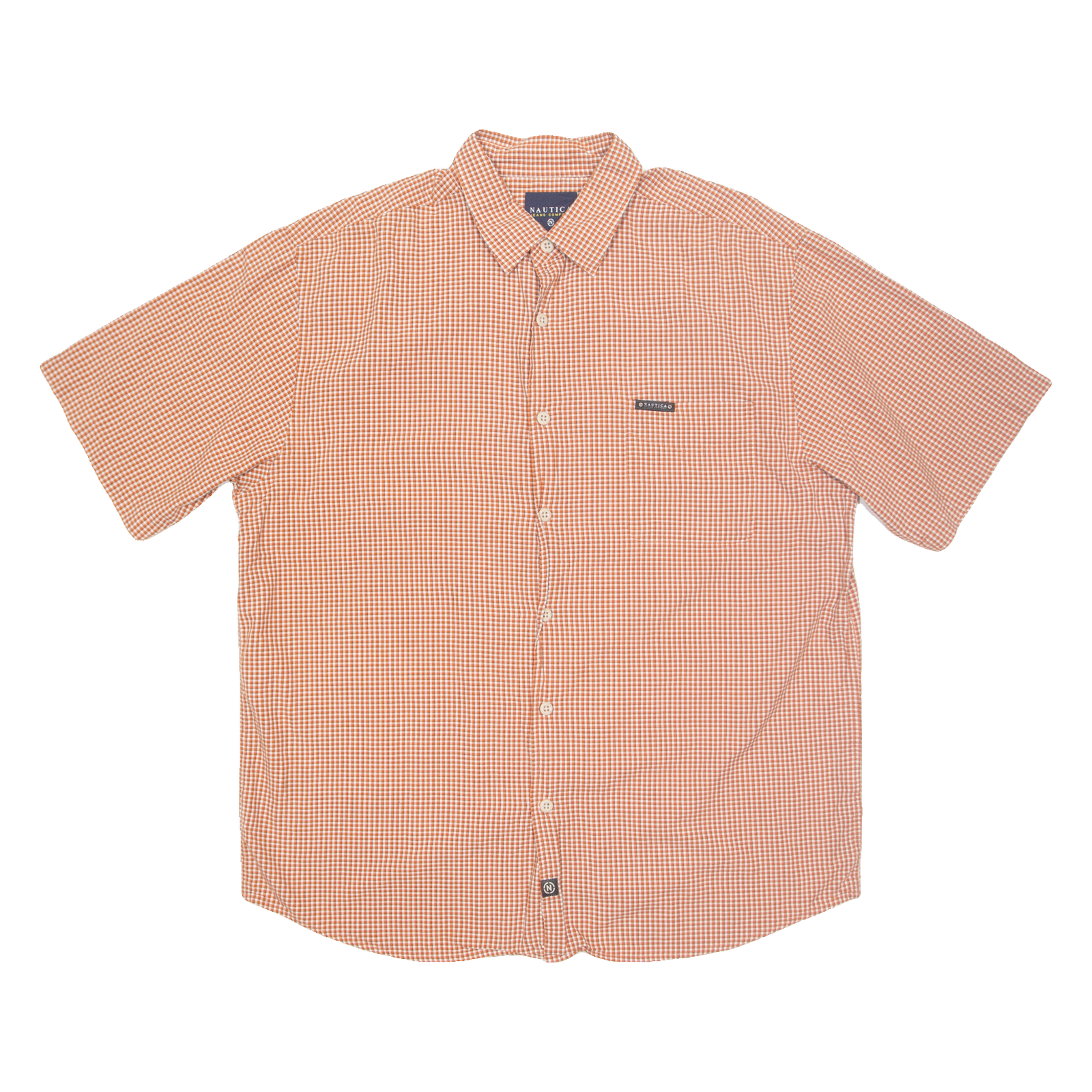 Buy NAUTICA Mens Shirt Orange Check XL Refurbished - $23.39 NAUTICA Mens Shirt Orange Check XL Refurbished - N/A refurbished available on Cerqular