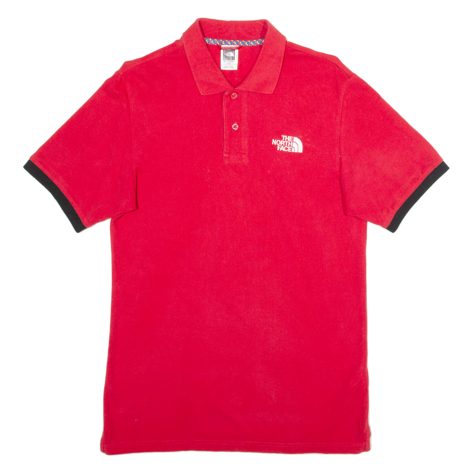 THE NORTH FACE Mens Polo Shirt Red XS Refurbished - N/A refurbished available on Cerqular