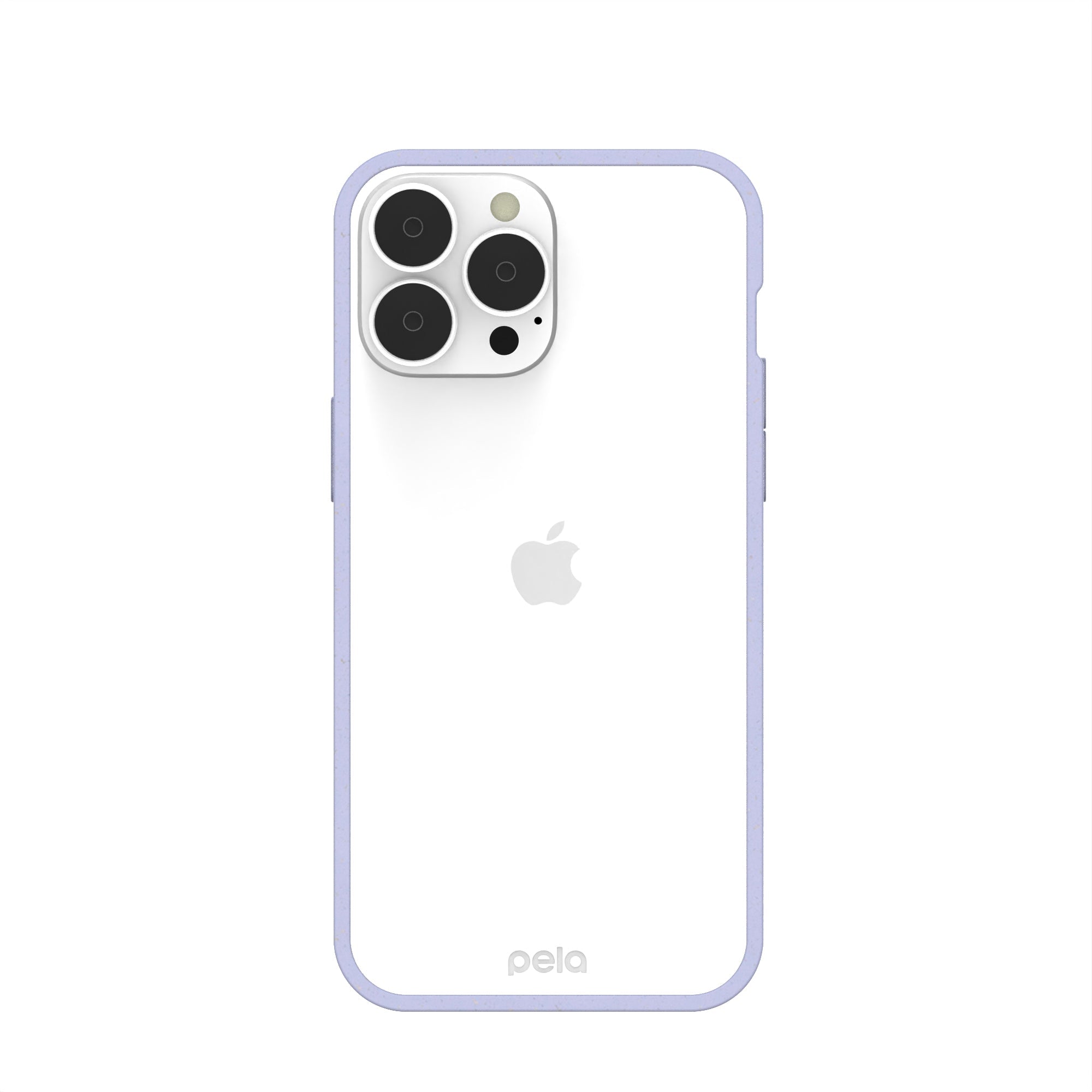 Clear iPhone 13 Pro Max Case with Lavender Ridge Refurbished - Pela Case refurbished available on Cerqular