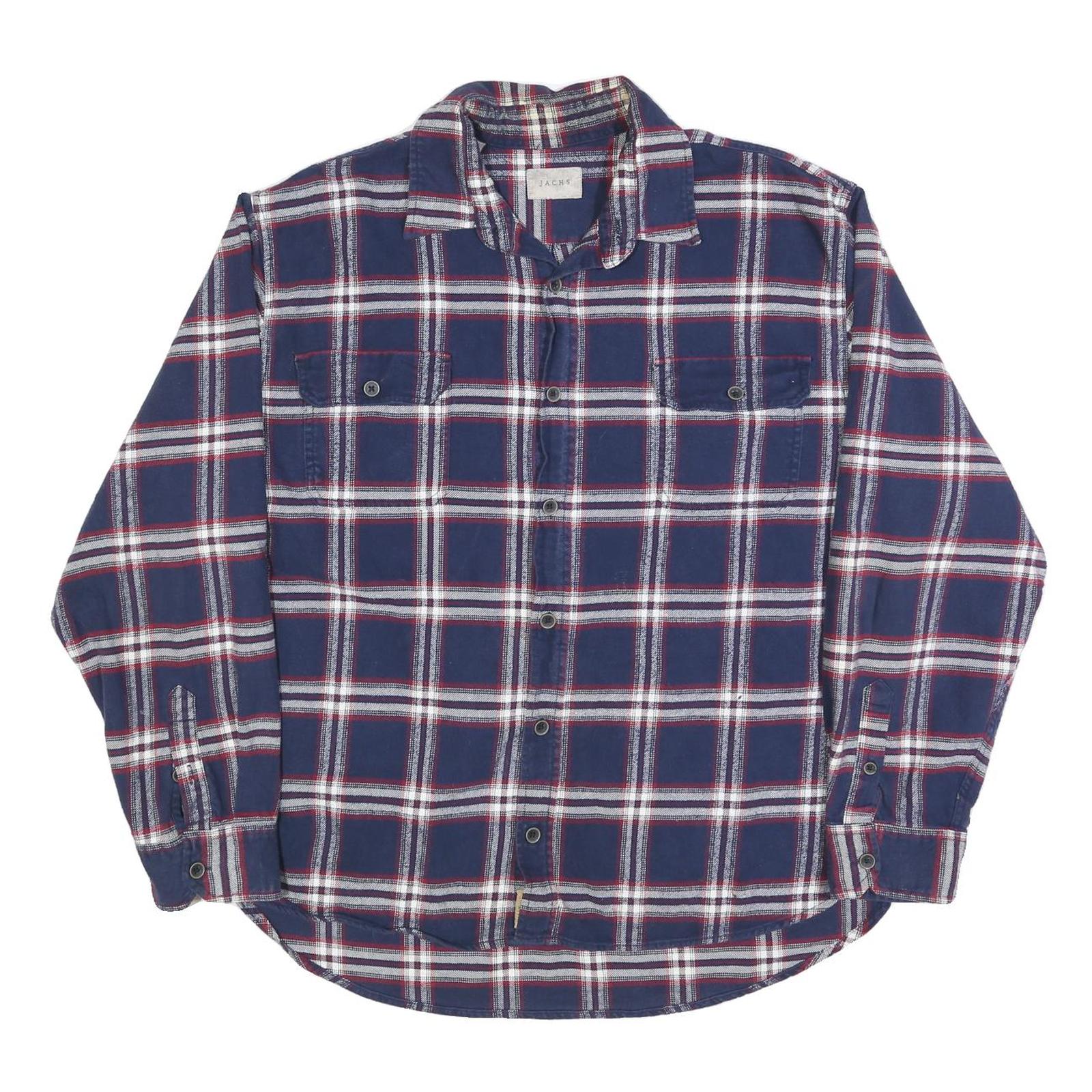 Buy JACHS Mens Blue & Red Plaid Shirt 2XL Cotton Blend Long Sleeve Casual Refurbished - $32.49 JACHS Mens Blue & Red Plaid Shirt 2XL Cotton Blend Long Sleeve Casual Refurbished - N/A refurbished available on Cerqular