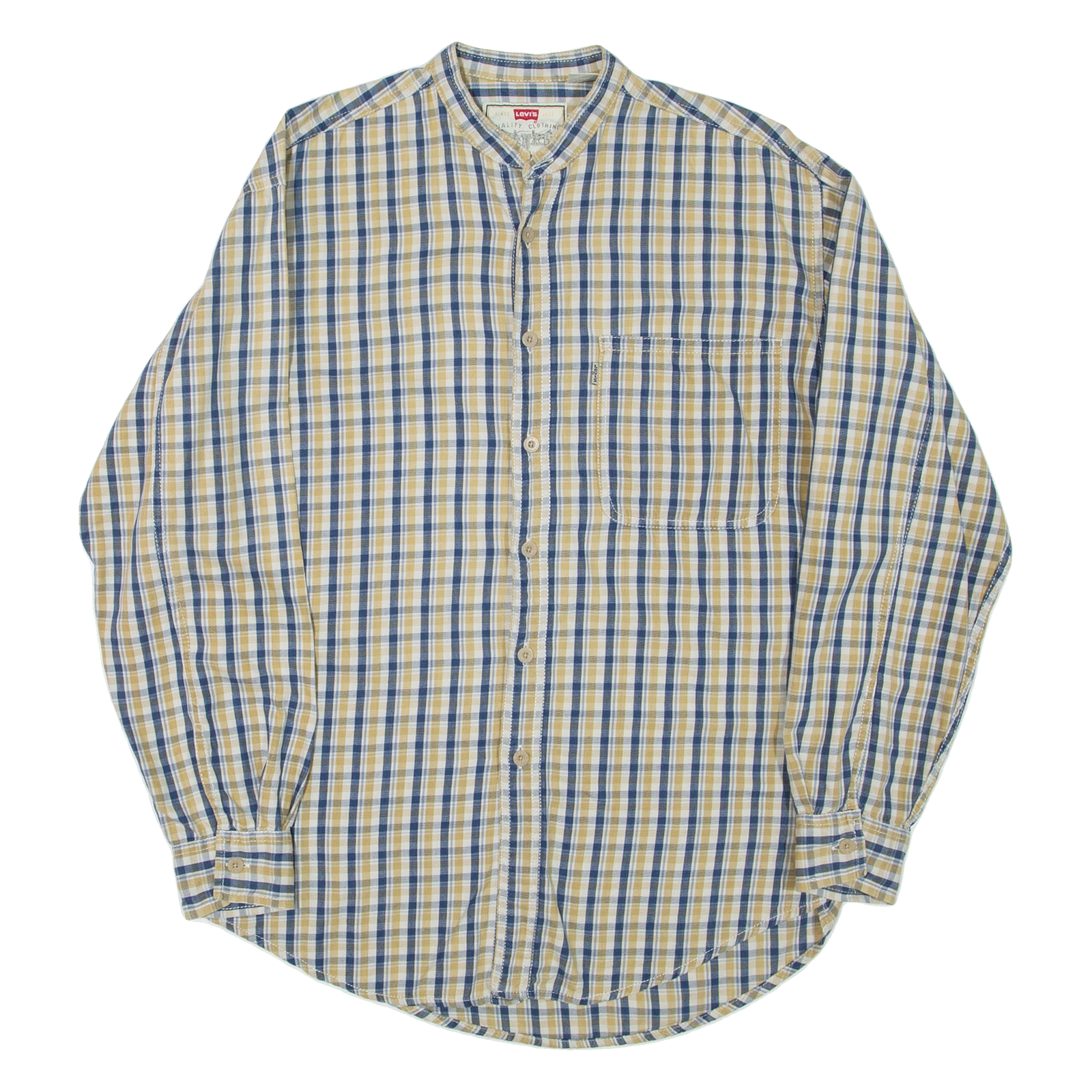 Buy LEVI'S Mens Shirt Blue Check Long Sleeve S Refurbished - $25.99 LEVI'S Mens Shirt Blue Check Long Sleeve S Refurbished - N/A refurbished available on Cerqular