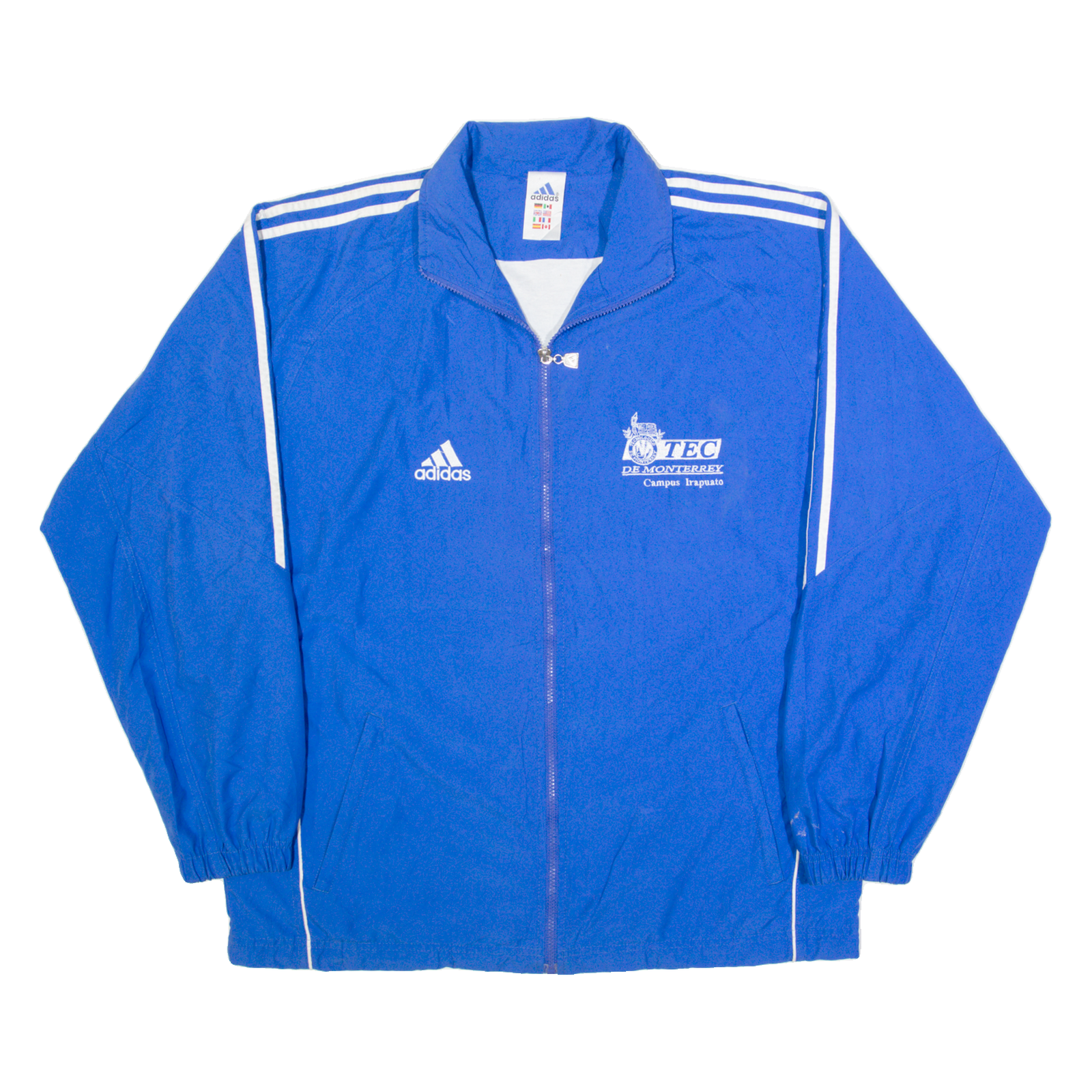 ADIDAS Mens Shell Jacket Blue 90s L Refurbished - N/A refurbished available on Cerqular