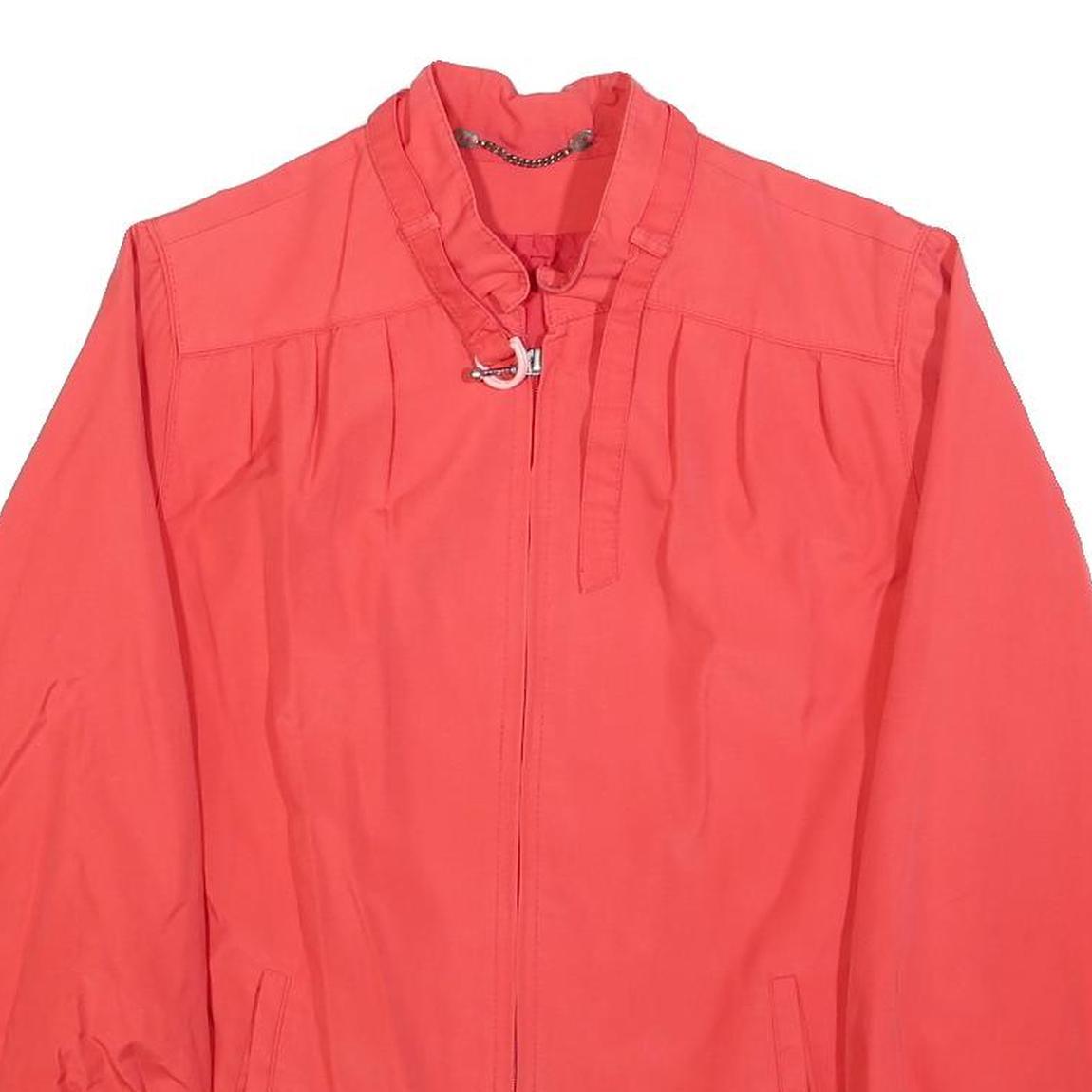 Womens Red Lightweight Plain Jacket S Polyester Blend Zip Closure Refurbished - N/A refurbished available on Cerqular