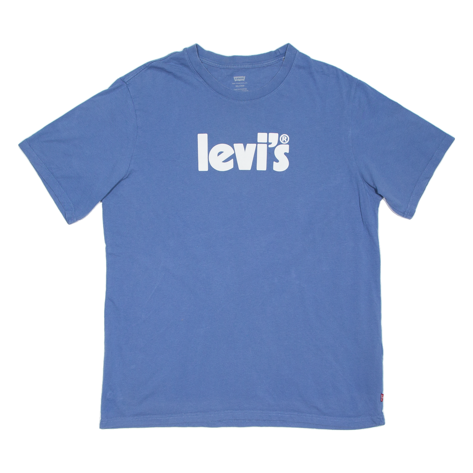 LEVI'S Relaxed Fit Womens T-Shirt Purple M Refurbished - N/A refurbished available on Cerqular