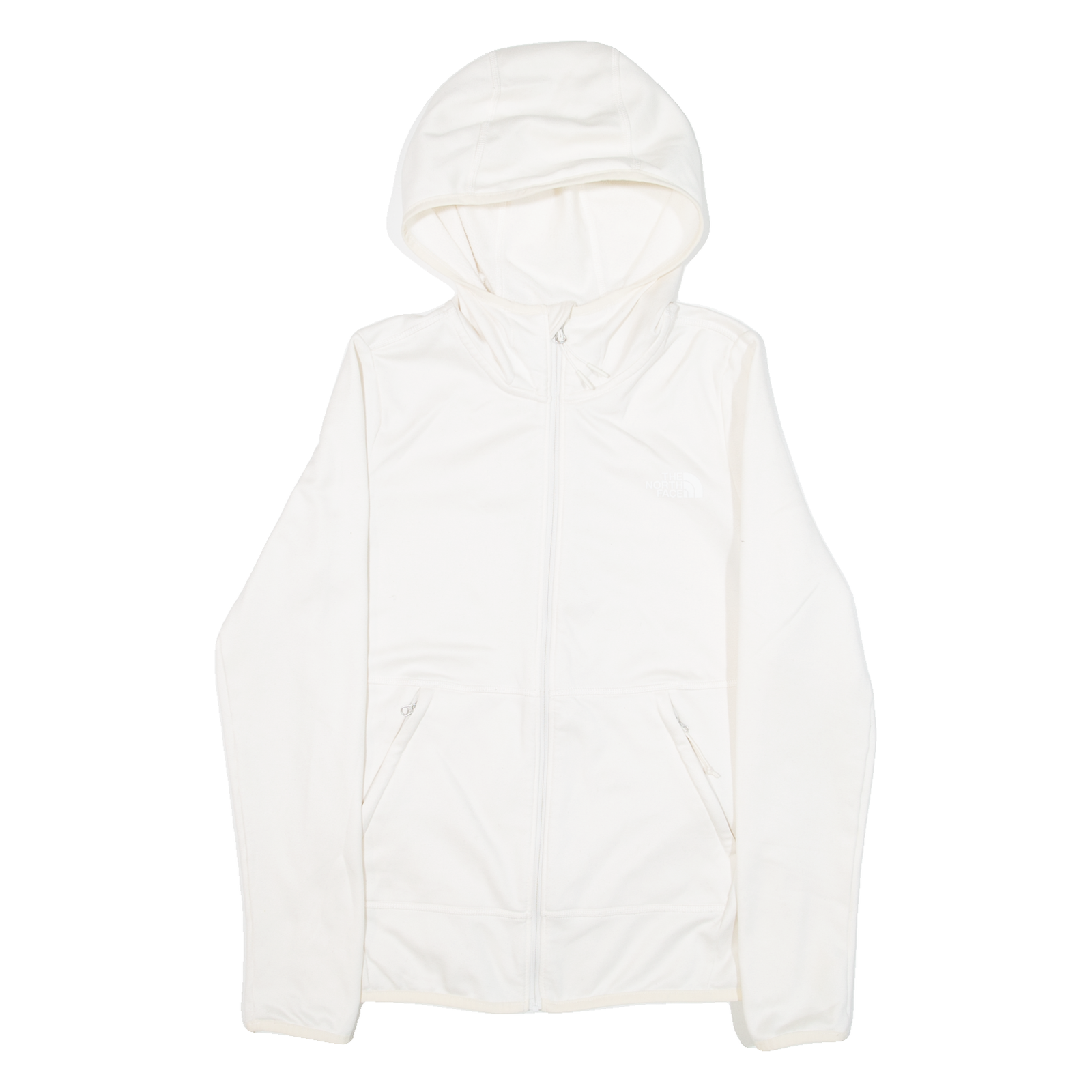 THE NORTH FACE Womens Shell Jacket White Hooded XS Refurbished - N/A refurbished available on Cerqular