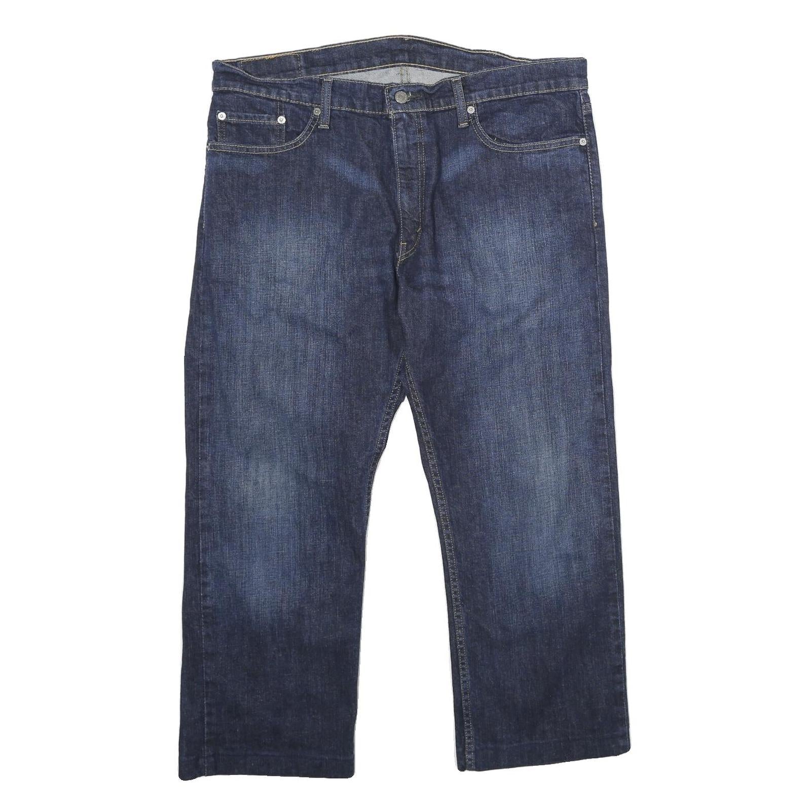 LEVI'S 514 Mens Jeans Blue Regular Straight Denim Medium W38 L26 Classic Fit Refurbished - N/A refurbished available on Cerqular