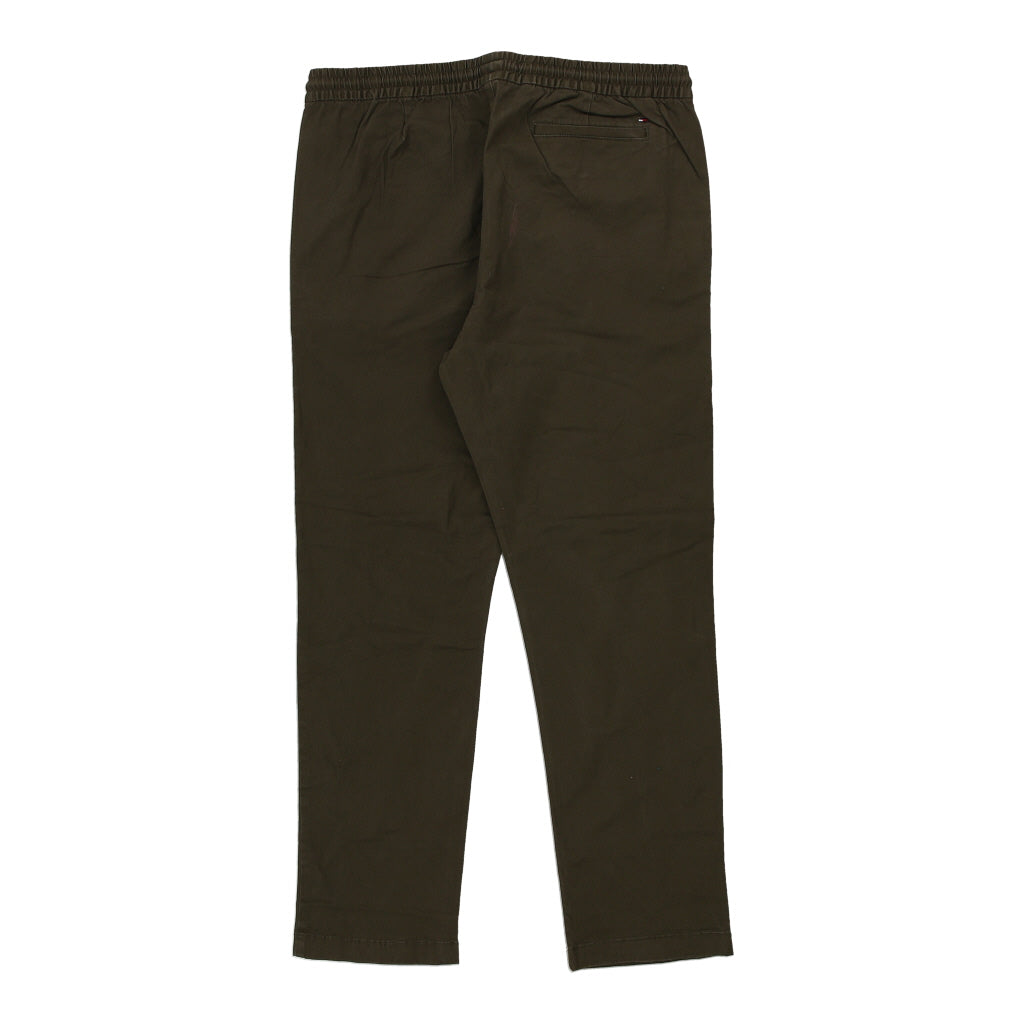 Tommy Hilfiger Trousers - Large Khaki Cotton | Size: large Refurbished - Thrifted (note: this is a term often used to describe second- refurbished available on Cerqular