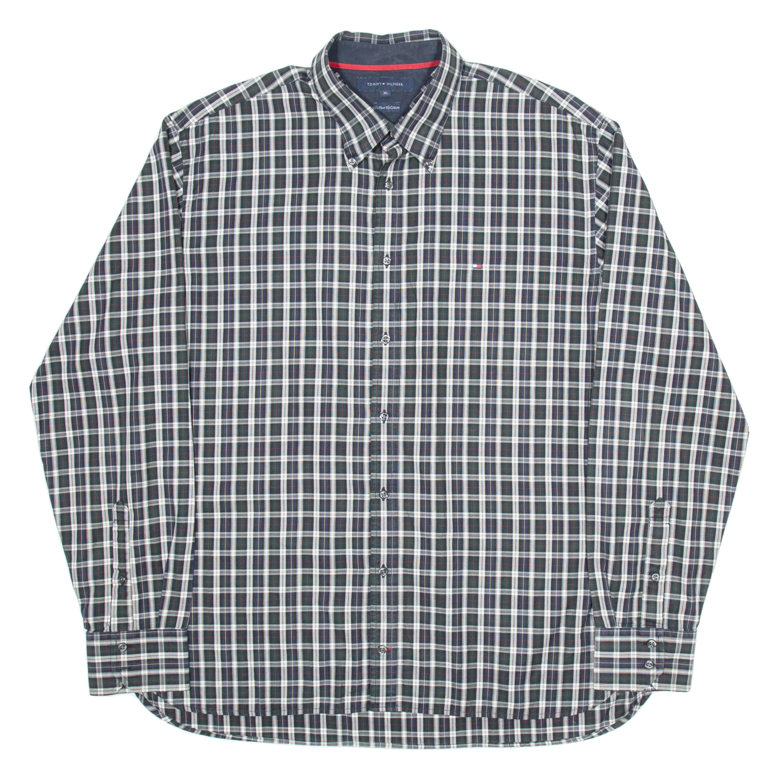Buy TOMMY HILFIGER Mens Shirt Black Check Long Sleeve XL Refurbished - $31.19 TOMMY HILFIGER Mens Shirt Black Check Long Sleeve XL Refurbished - N/A refurbished available on Cerqular