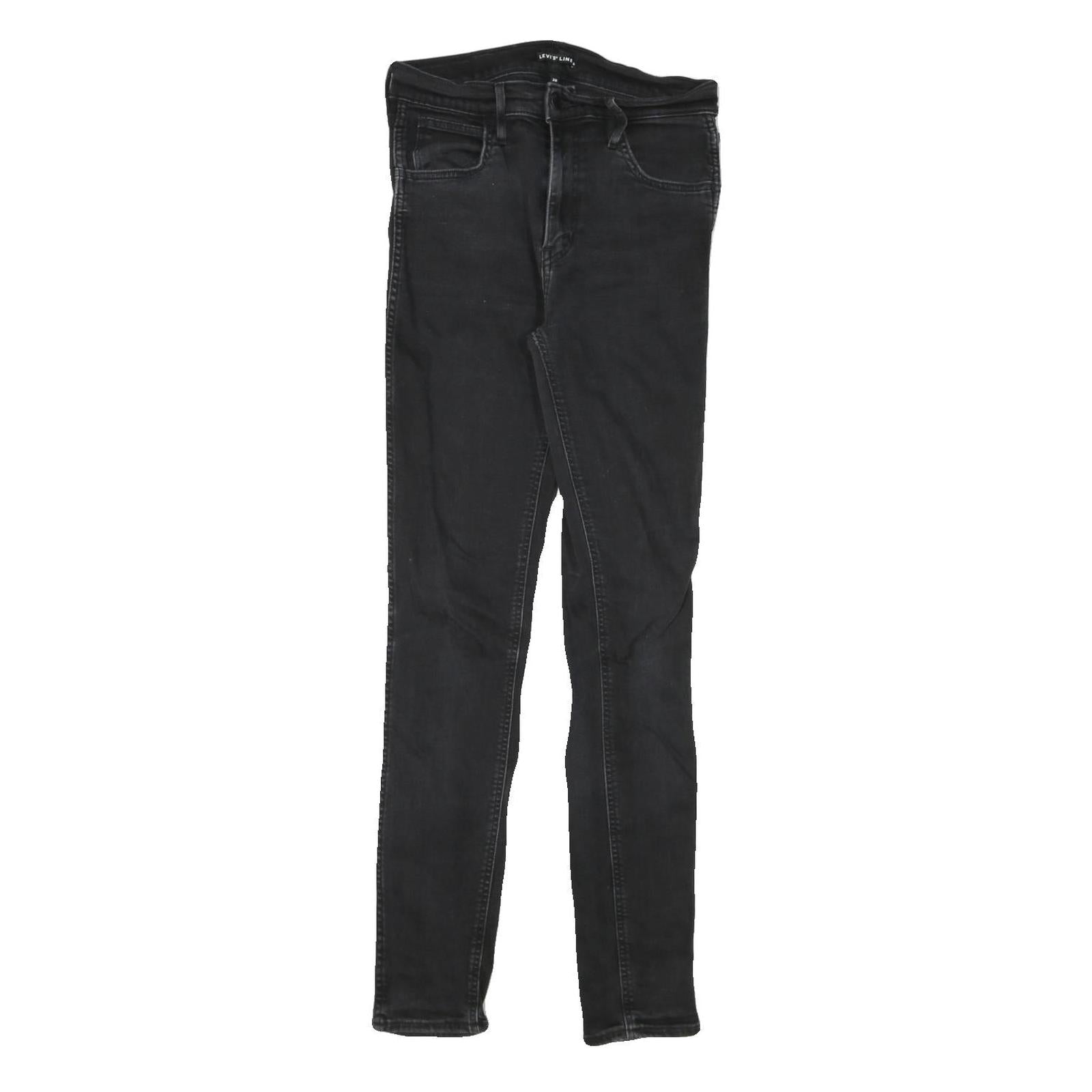 LEVI'S Womens Jeans Black Slim Skinny Denim W28 L31 Classic Cotton Blend Zip Refurbished - N/A refurbished available on Cerqular