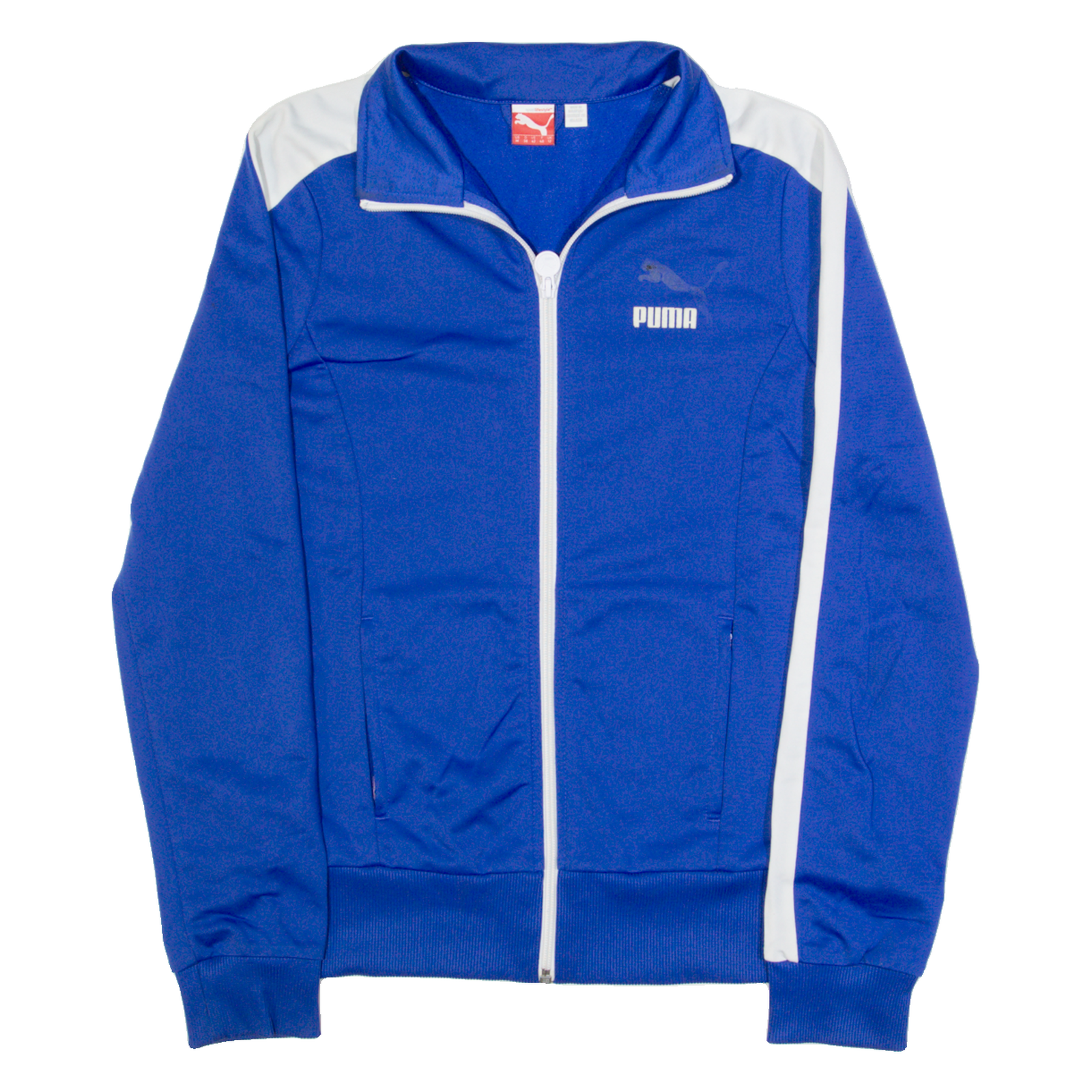 PUMA Womens Track Jacket Blue UK 12 Refurbished - N/A refurbished available on Cerqular