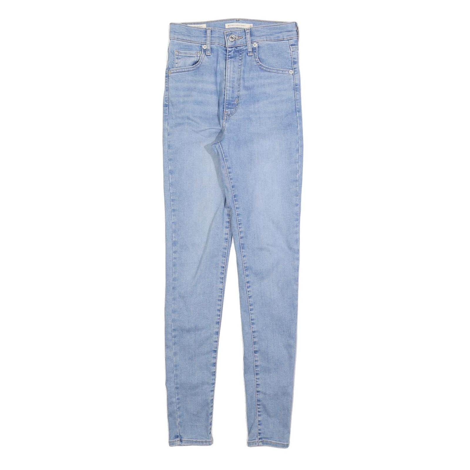 LEVI'S Womens Jeans Blue Slim Skinny Denim Light W26 L30 Classic Zip Closing Refurbished - N/A refurbished available on Cerqular
