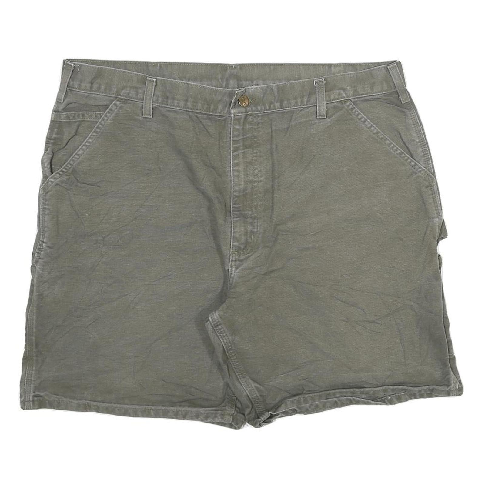 CARHARTT Mens Green Casual Cotton Blend Workwear Shorts 3XL W40 Durable Refurbished - N/A refurbished available on Cerqular