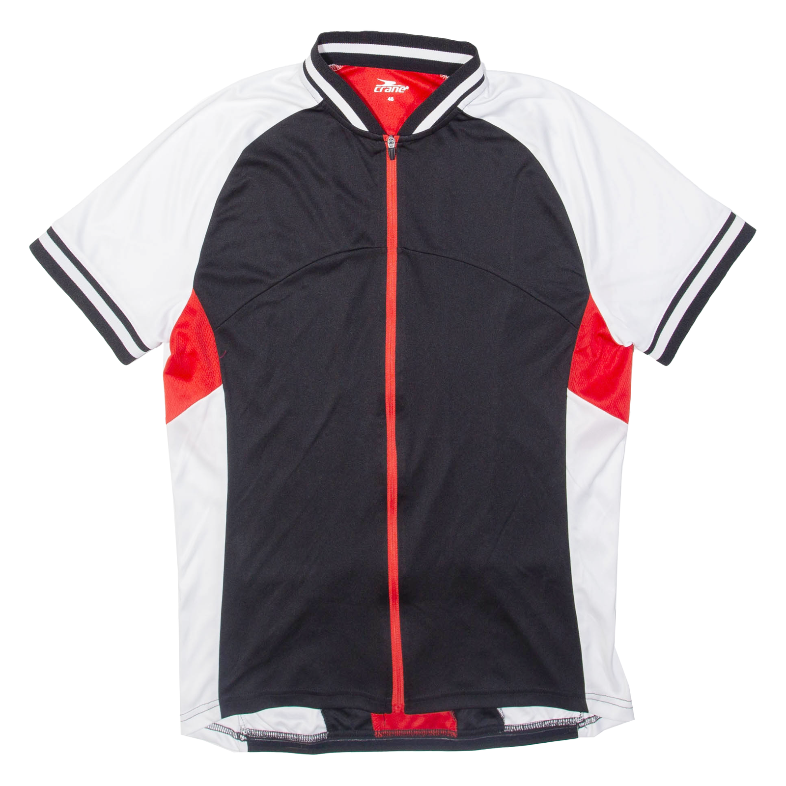 CRANE Full Zip Cycling Mens Jersey Black L Refurbished - N/A refurbished available on Cerqular