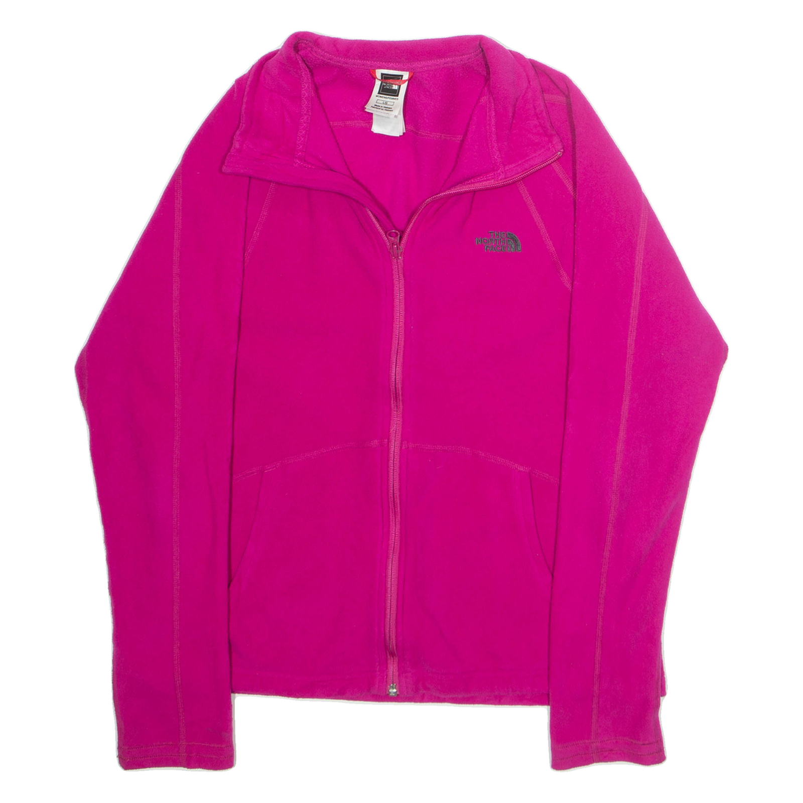 THE NORTH FACE Womens Fleece Jacket Purple L Refurbished - N/A refurbished available on Cerqular