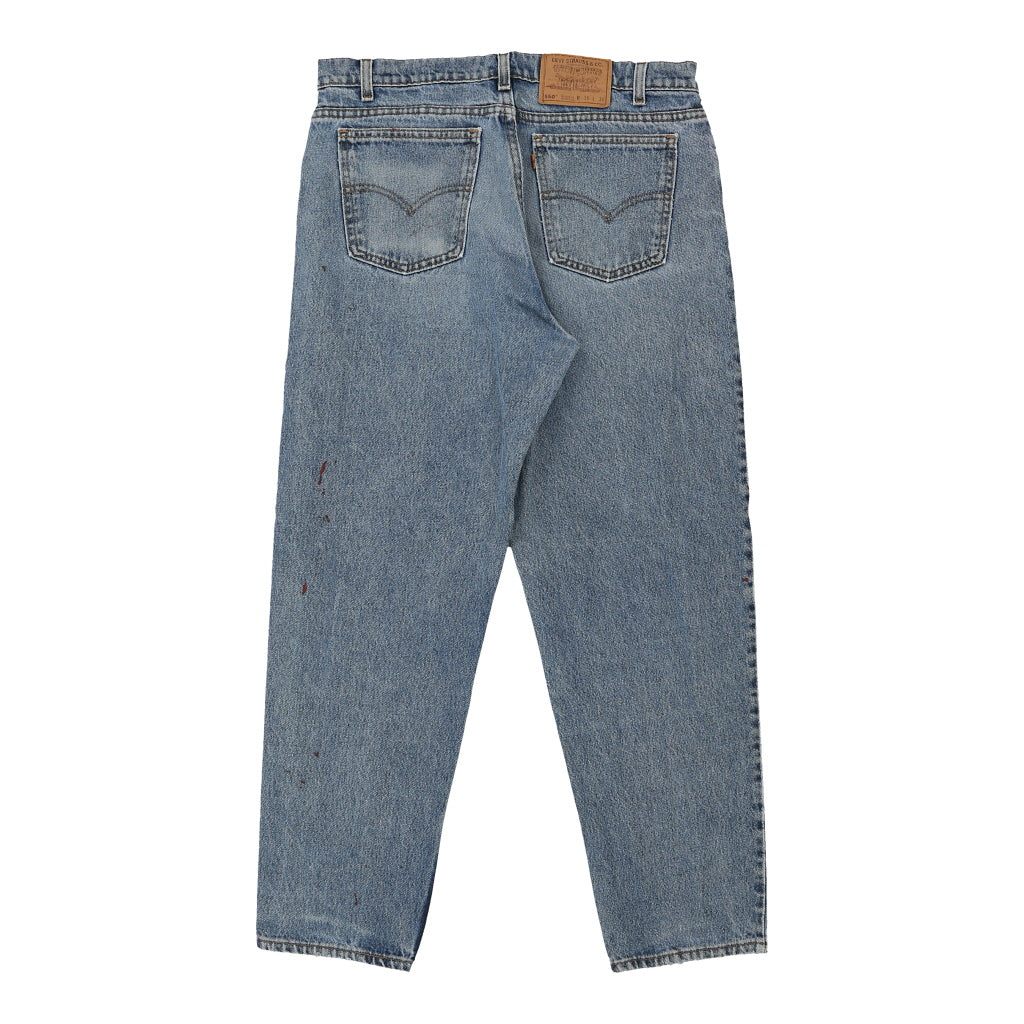 550 Orange Tab Levis Jeans - 36W 30L Blue Cotton Refurbished - Thrifted (note: this is a term often used to describe second- refurbished available on Cerqular
