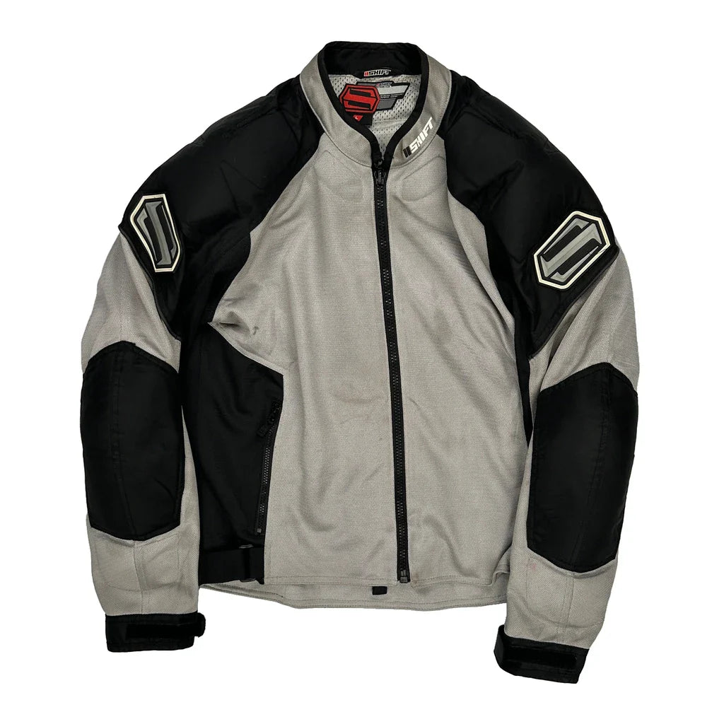 Advanced Technology Superior Design Shift Jacket - Large Black Polyester Refurbished - Thrifted (note: this is a term often used to describe second- refurbished available on Cerqular