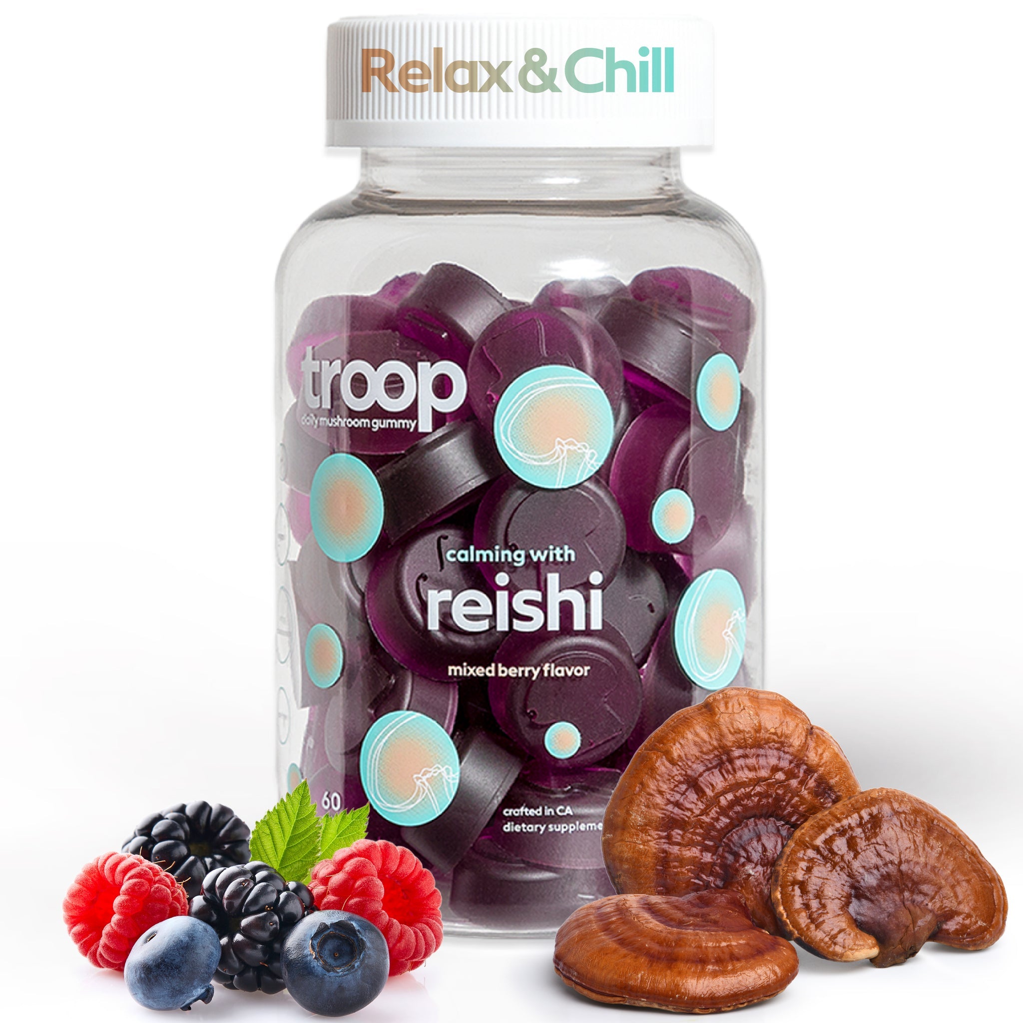 Reishi Mushroom Gummies | Size: 1 bottle Refurbished - N/A refurbished available on Cerqular