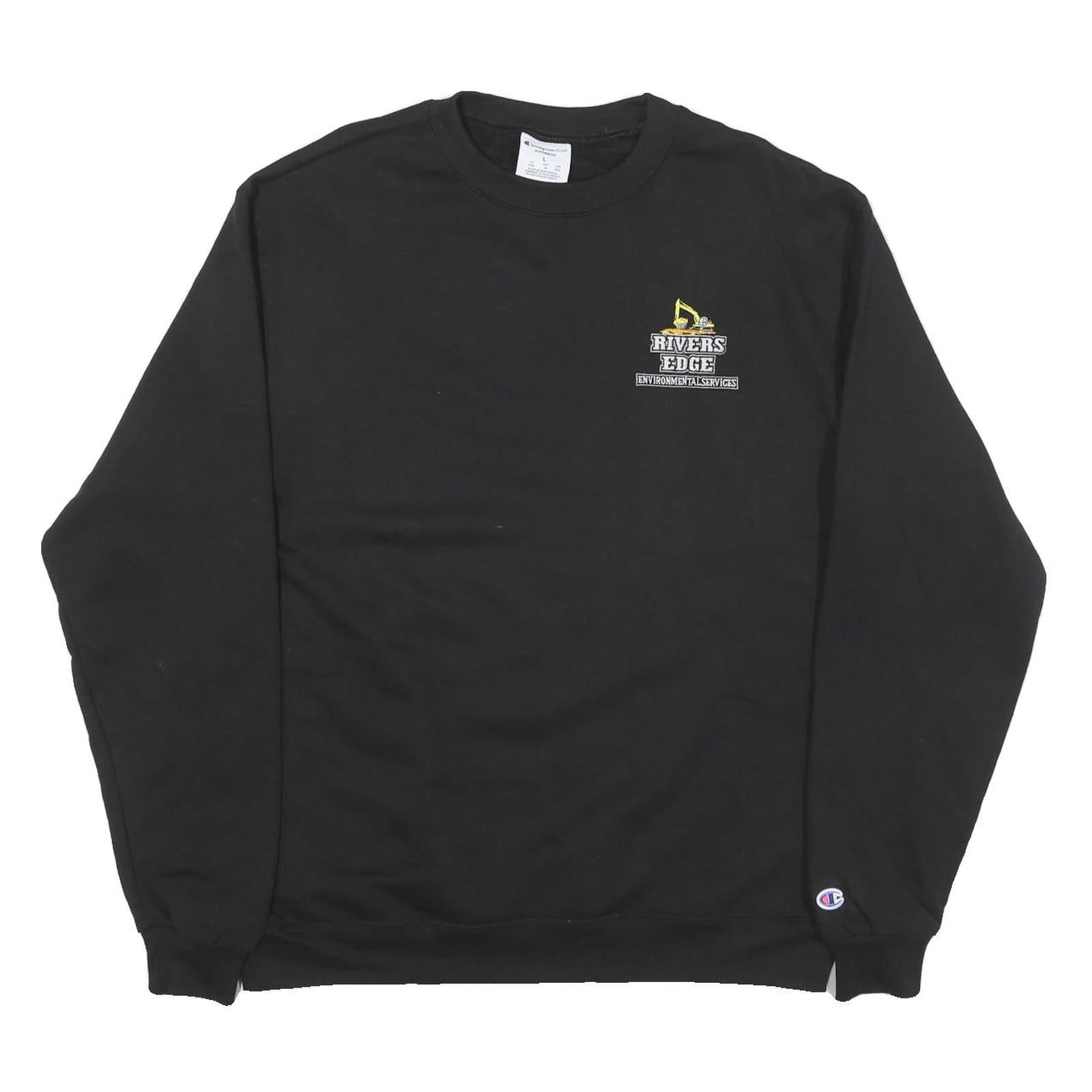 Buy CHAMPION Mens Black Rivers Edge Environmental Crew Neck L Cotton Blend Refurbished - $33.79 CHAMPION Mens Black Rivers Edge Environmental Crew Neck L Cotton Blend Refurbished - N/A refurbished available on Cerqular