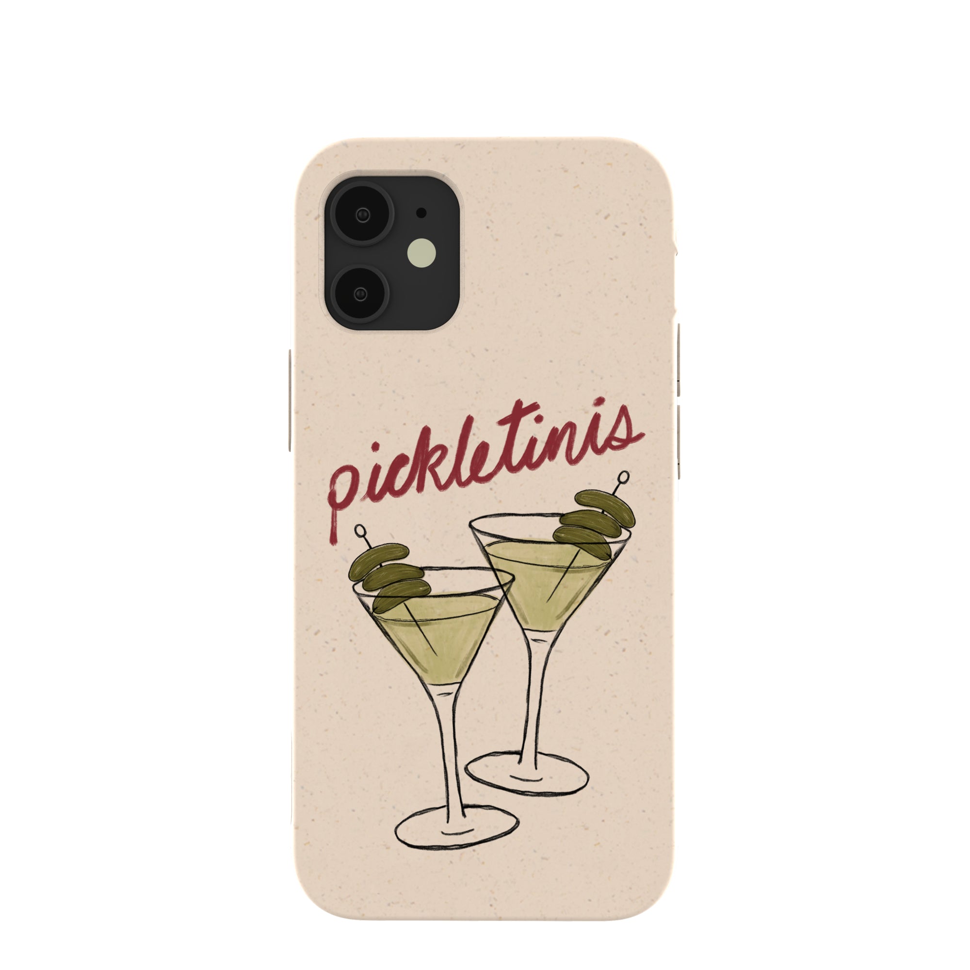 Seashell Pickletinis iPhone 12 Mini Case Refurbished - Pela Case refurbished available on Cerqular