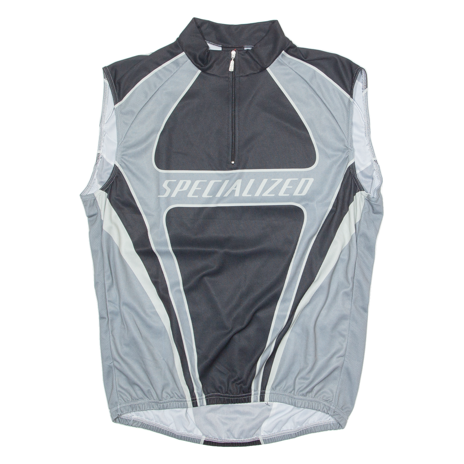 SPECIALIZED Cycling Mens Jersey Grey Sleeveless 1/4 Zip 3XL Refurbished - N/A refurbished available on Cerqular