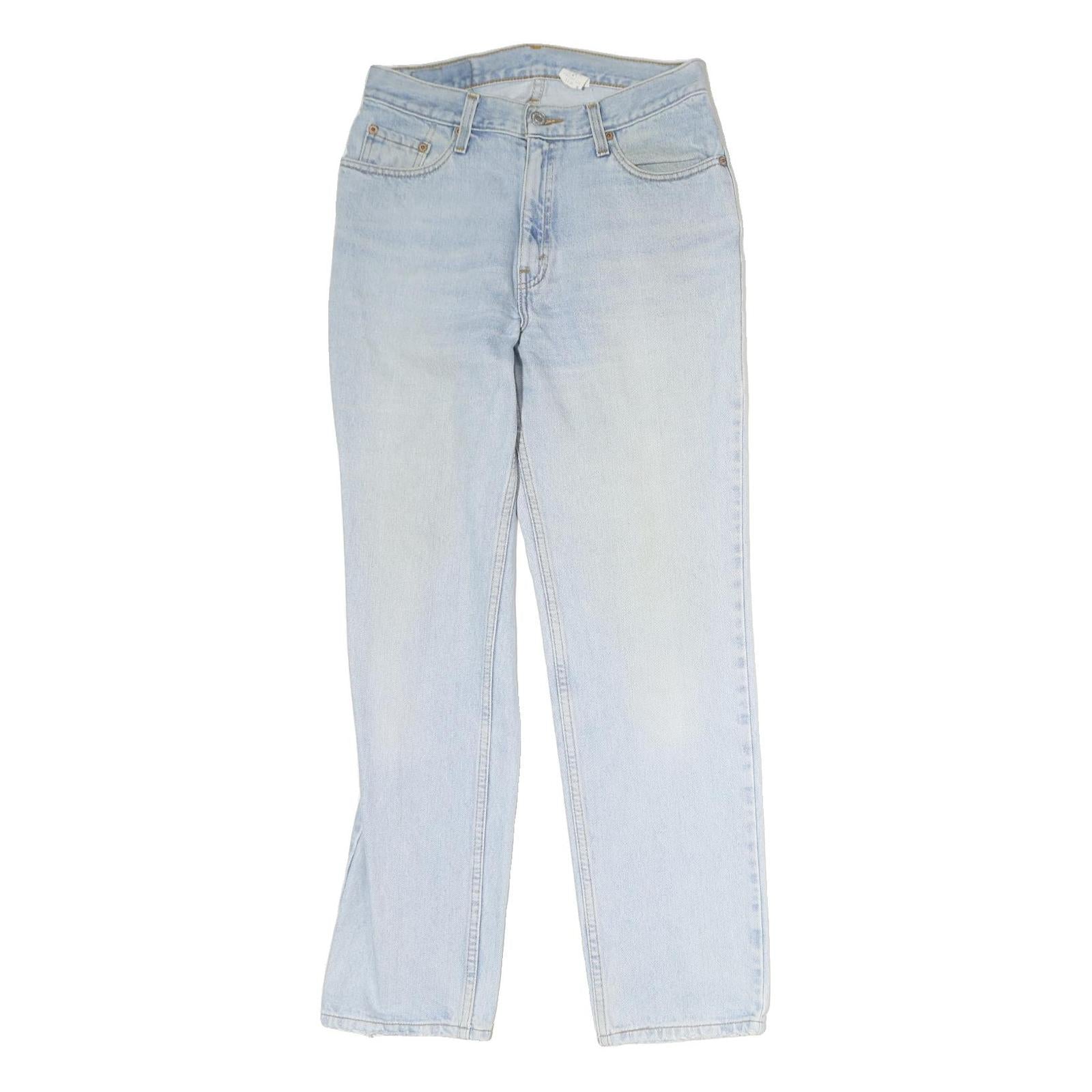 LEVI'S 522 Mens Jeans Blue Regular Straight Denim Light W28 L30 Classic Zip Refurbished - N/A refurbished available on Cerqular