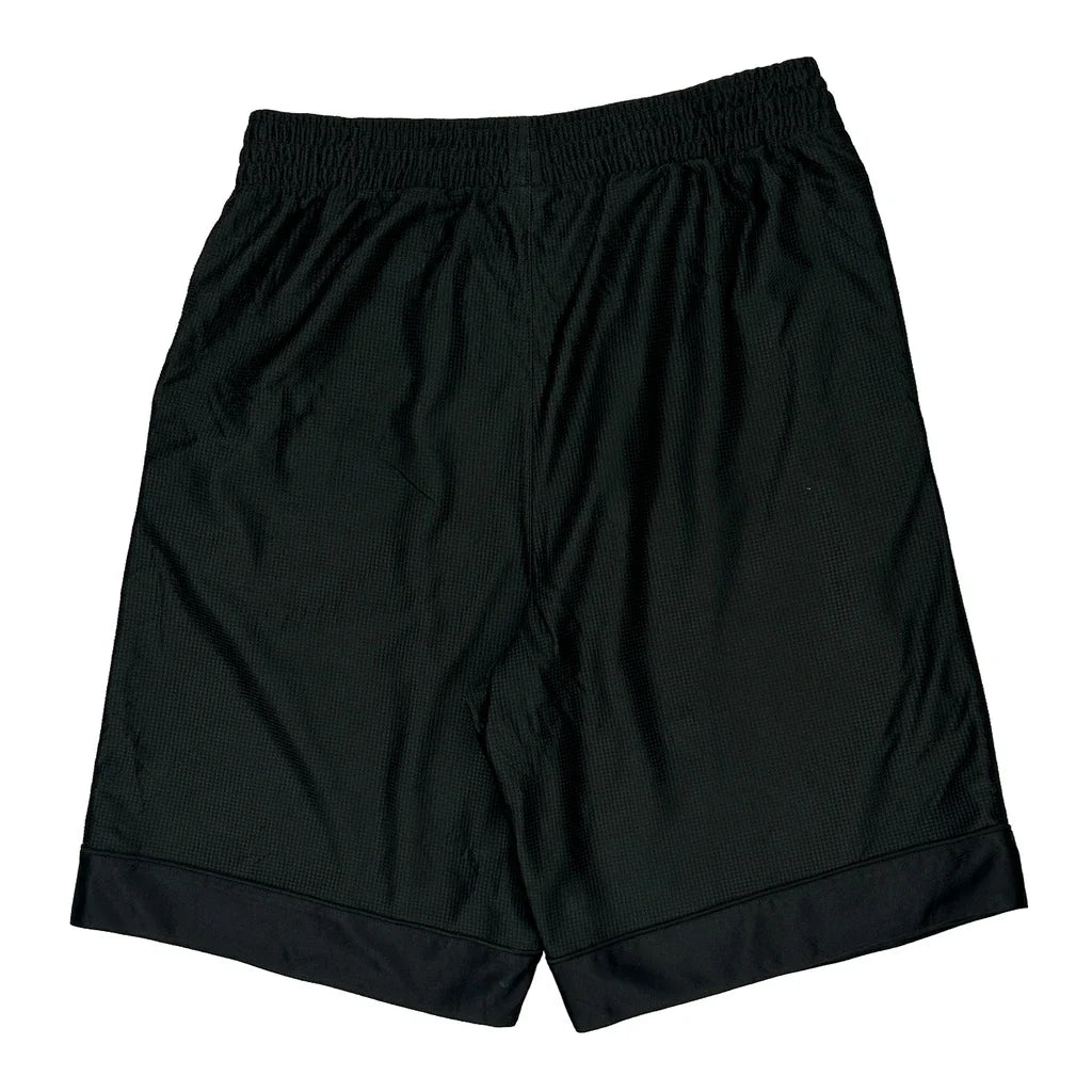 Nike Sport Shorts - Medium Black Polyester Refurbished - Thrifted (note: this is a term often used to describe second- refurbished available on Cerqular
