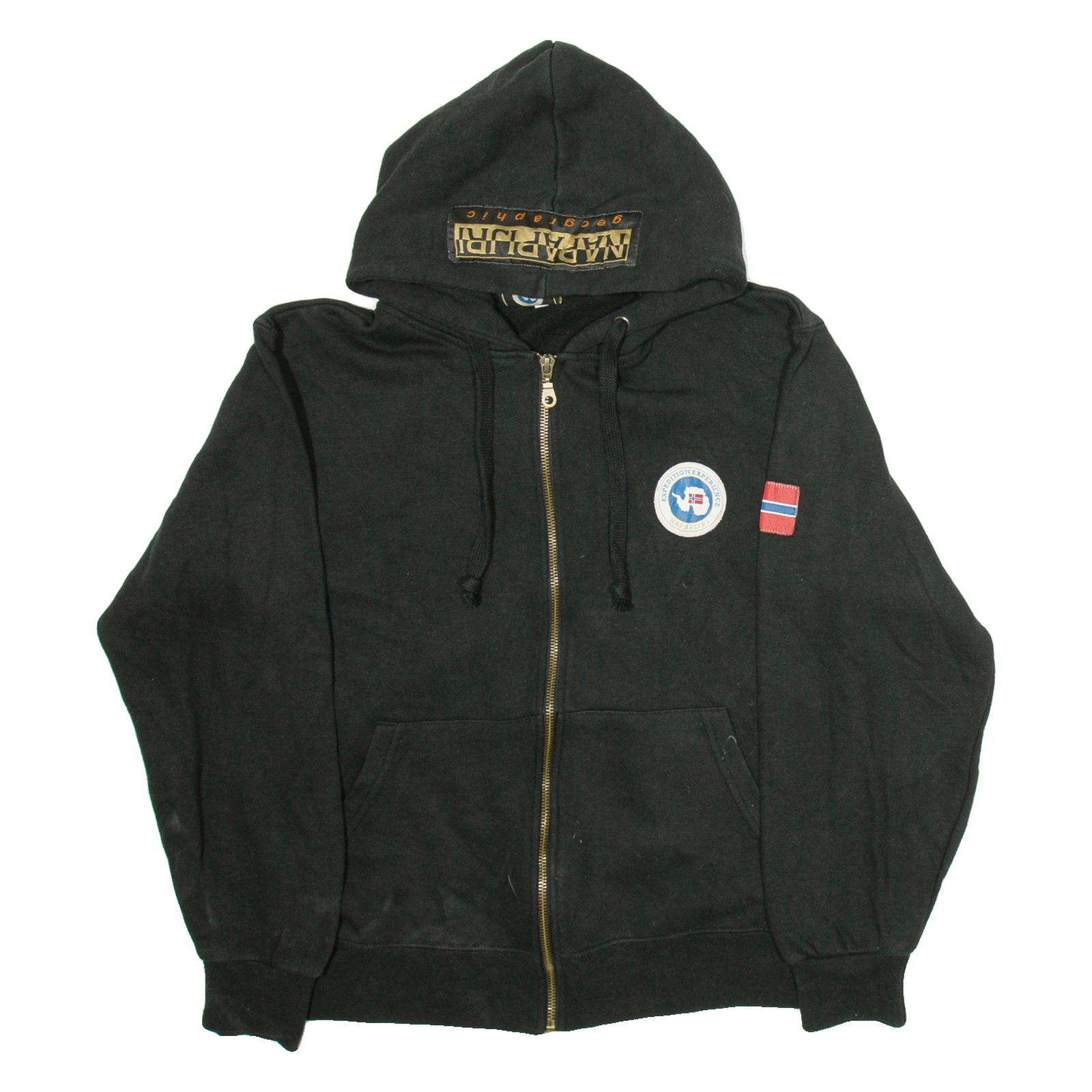 NAPAPIJRI Mens Jacket Black Hooded M Refurbished - N/A refurbished available on Cerqular