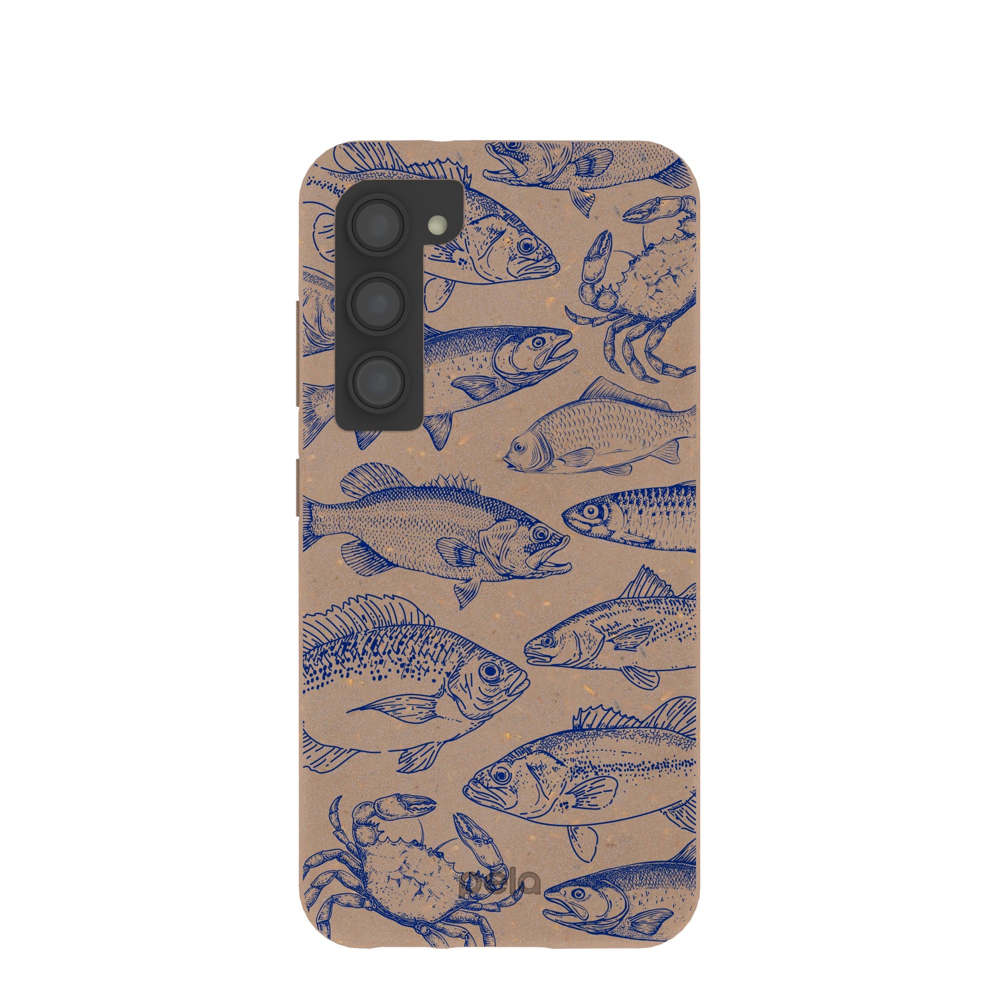 Chocolate Brown Vintage Catch Samsung Galaxy S23 Case Refurbished - Pela Case refurbished available on Cerqular