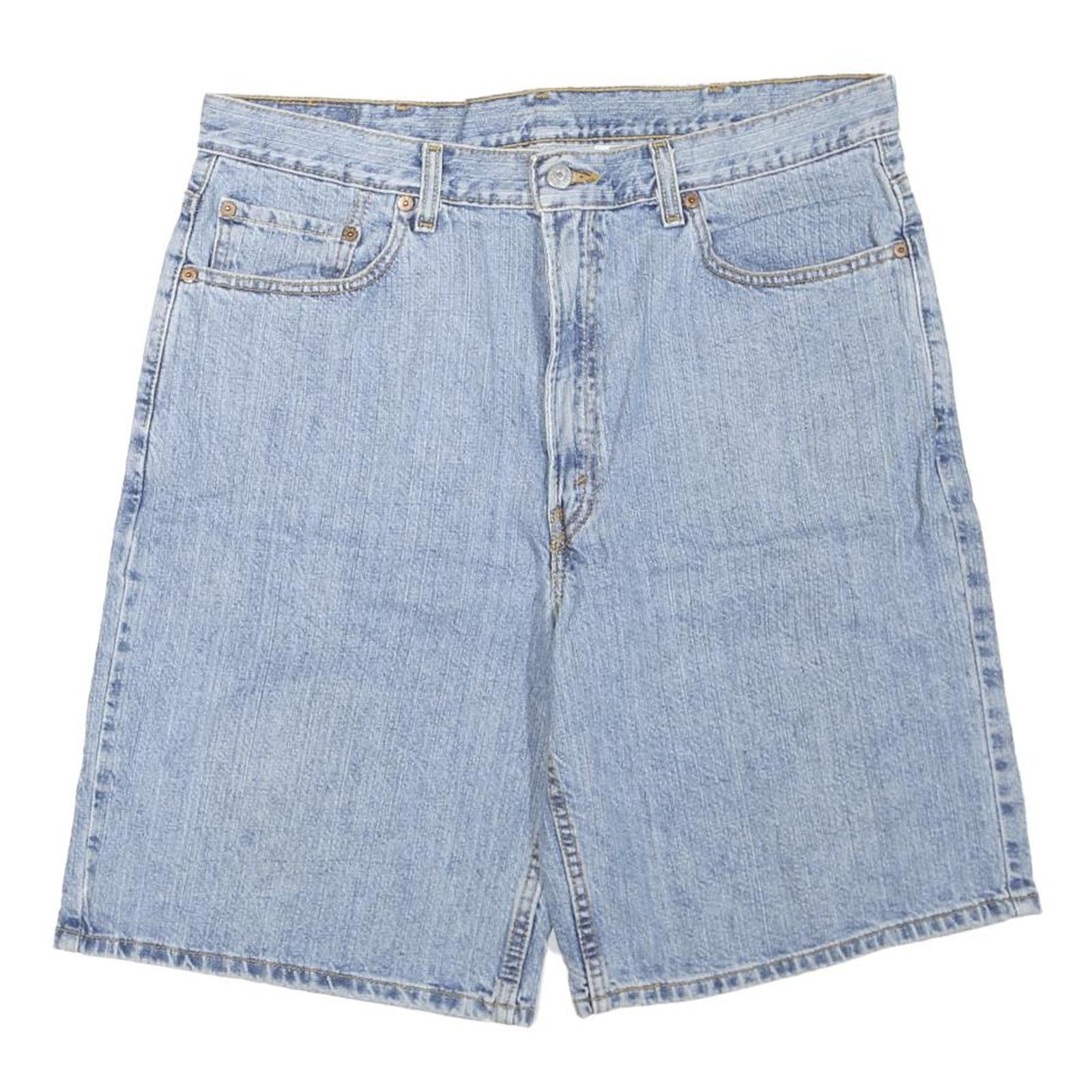 LEVI'S Mens Denim Blue Casual Shorts L W38 Classic Fit Cotton Blend Refurbished - N/A refurbished available on Cerqular