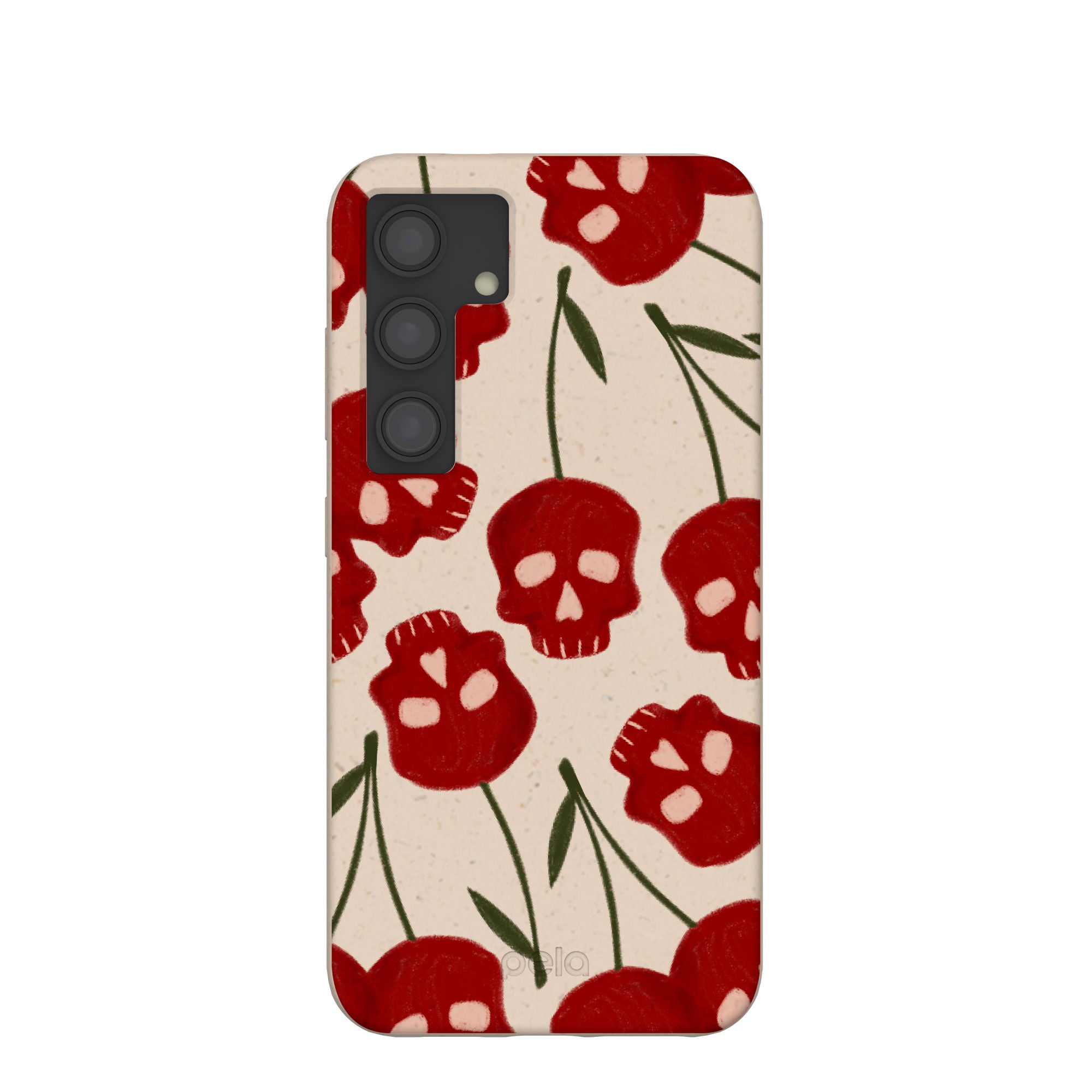 Seashell Scary Cherry Samsung Galaxy S24 Case Refurbished - Pela Case refurbished available on Cerqular