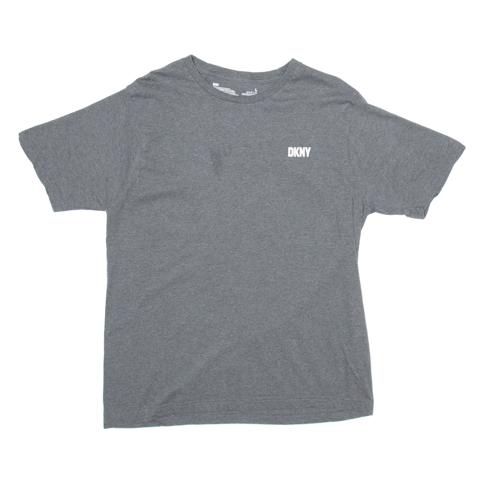 DKNY Mens T-Shirt Grey L Refurbished - N/A refurbished available on Cerqular