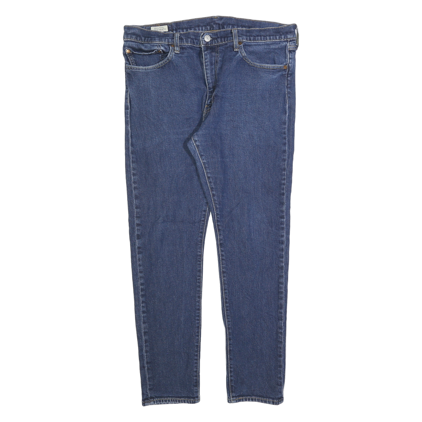 LEVI'S 512 BIG E Mens Jeans Blue Slim Skinny Denim Medium W36 L30 Classic Zip Refurbished - N/A refurbished available on Cerqular