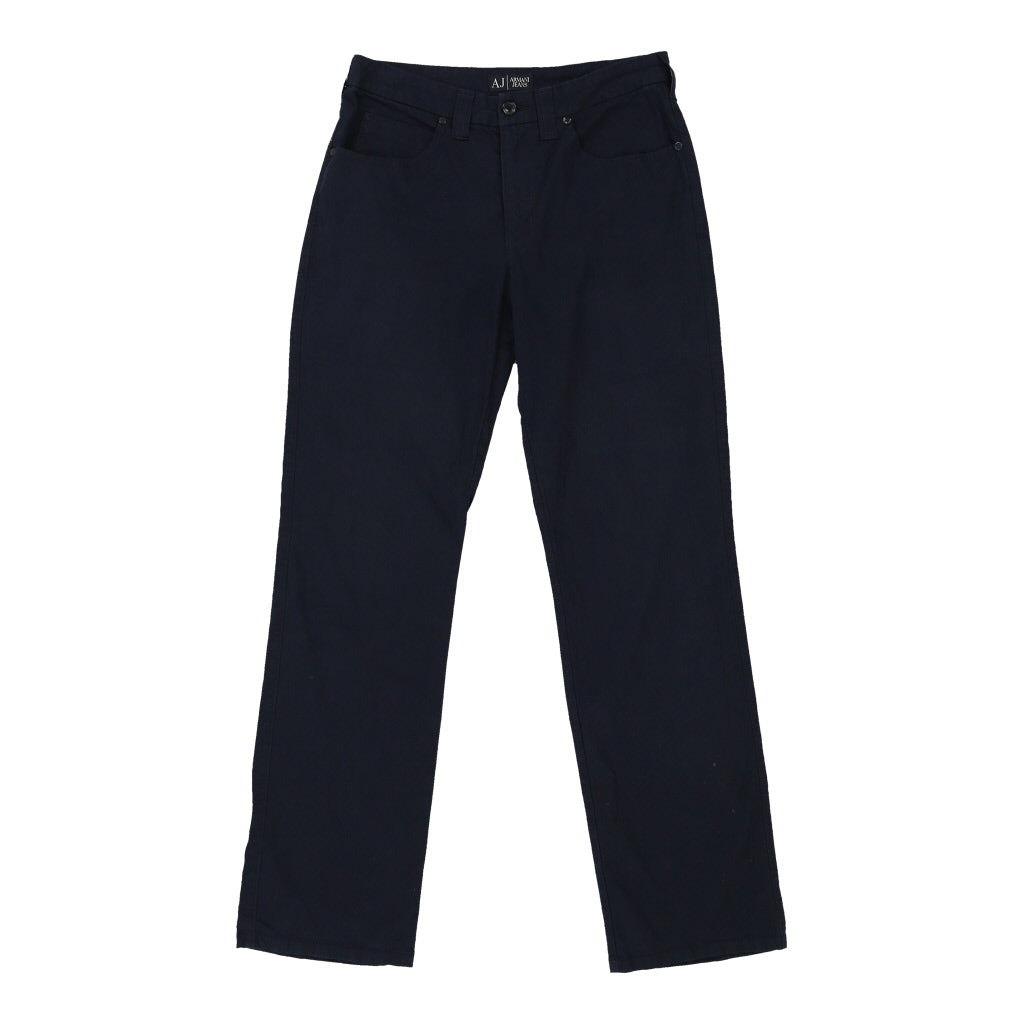 Buy Armani Jeans Trousers - 28W UK 8 Blue Cotton Refurbished - $20.09 Armani Jeans Trousers - 28W UK 8 Blue Cotton Refurbished - Thrifted (note: this is a term often used to describe second- refurbished available on Cerqular