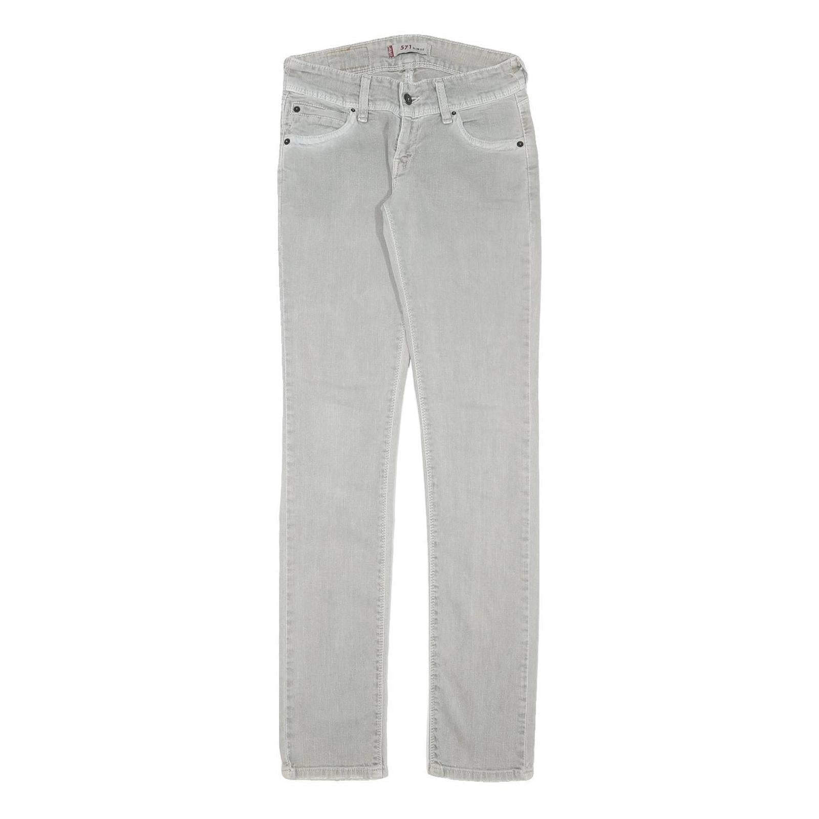 LEVI'S Womens Slim Light Blue Denim Skinny Jeans W26 L33 Stylish Comfortable Refurbished - N/A refurbished available on Cerqular
