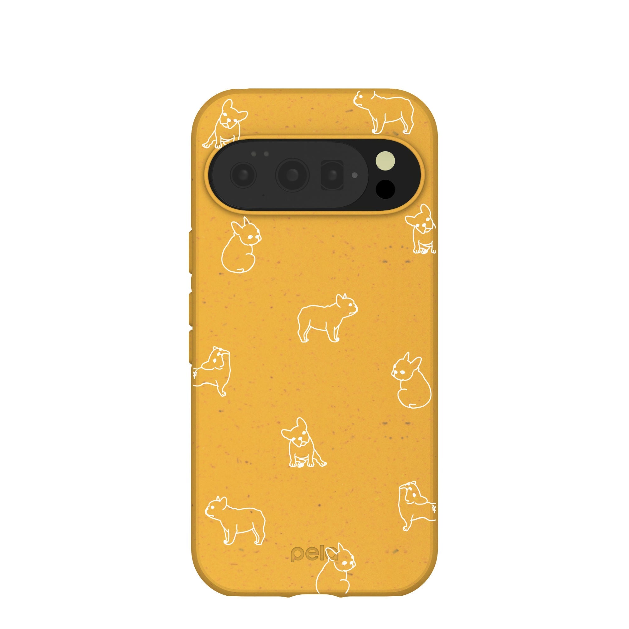 Honey Easy Breezy Frenchie Google Pixel 10/10 Pro Case Refurbished - Pela Case refurbished available on Cerqular