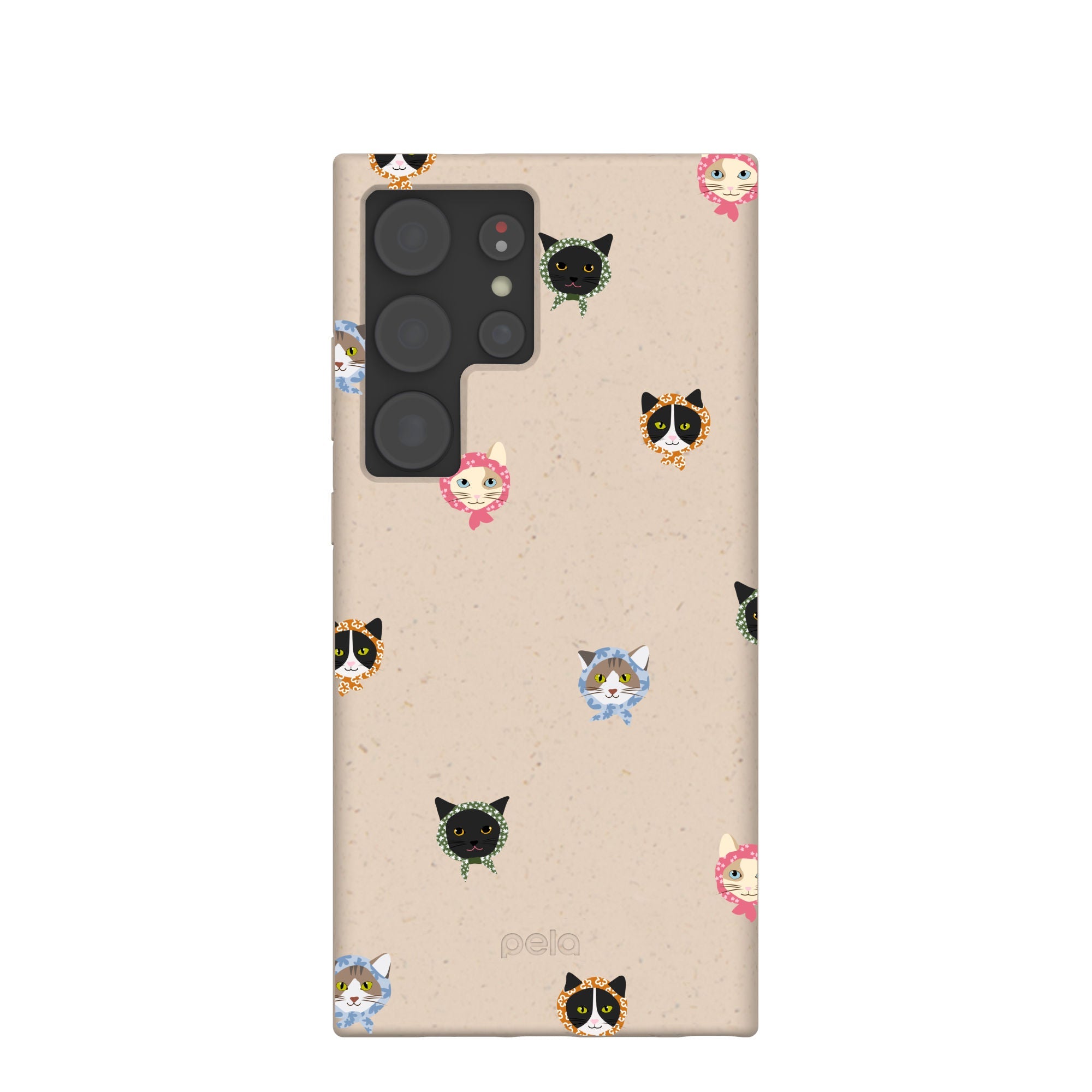 Seashell Cat Couture Samsung Galaxy S24 Ultra Case Refurbished - Pela Case refurbished available on Cerqular