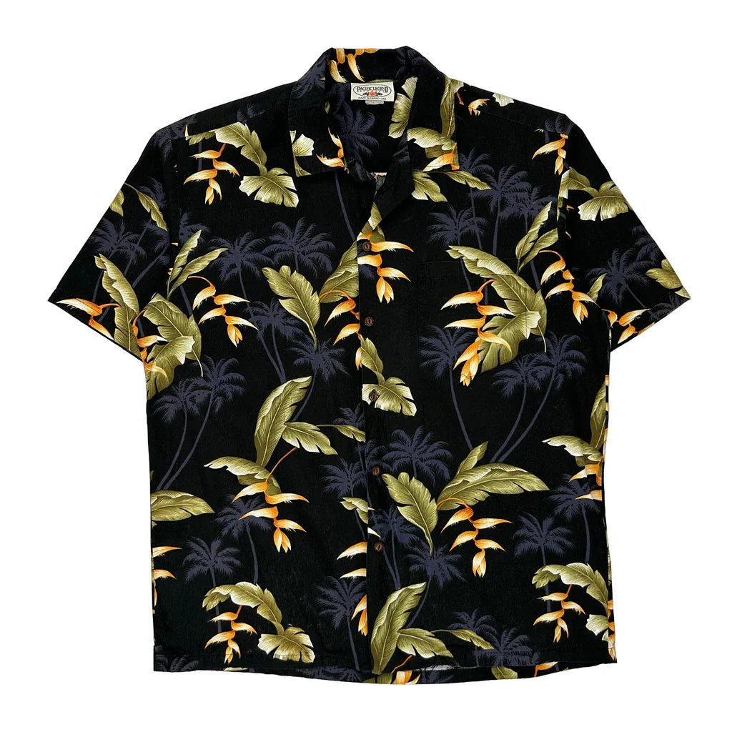 Buy Pacific Legend Apparel Floral Hawaiian Shirt - Large Black Cotton Refurbished - $18.41 Pacific Legend Apparel Floral Hawaiian Shirt - Large Black Cotton Refurbished - Thrifted (note: this is a term often used to describe second- refurbished available on Cerqular