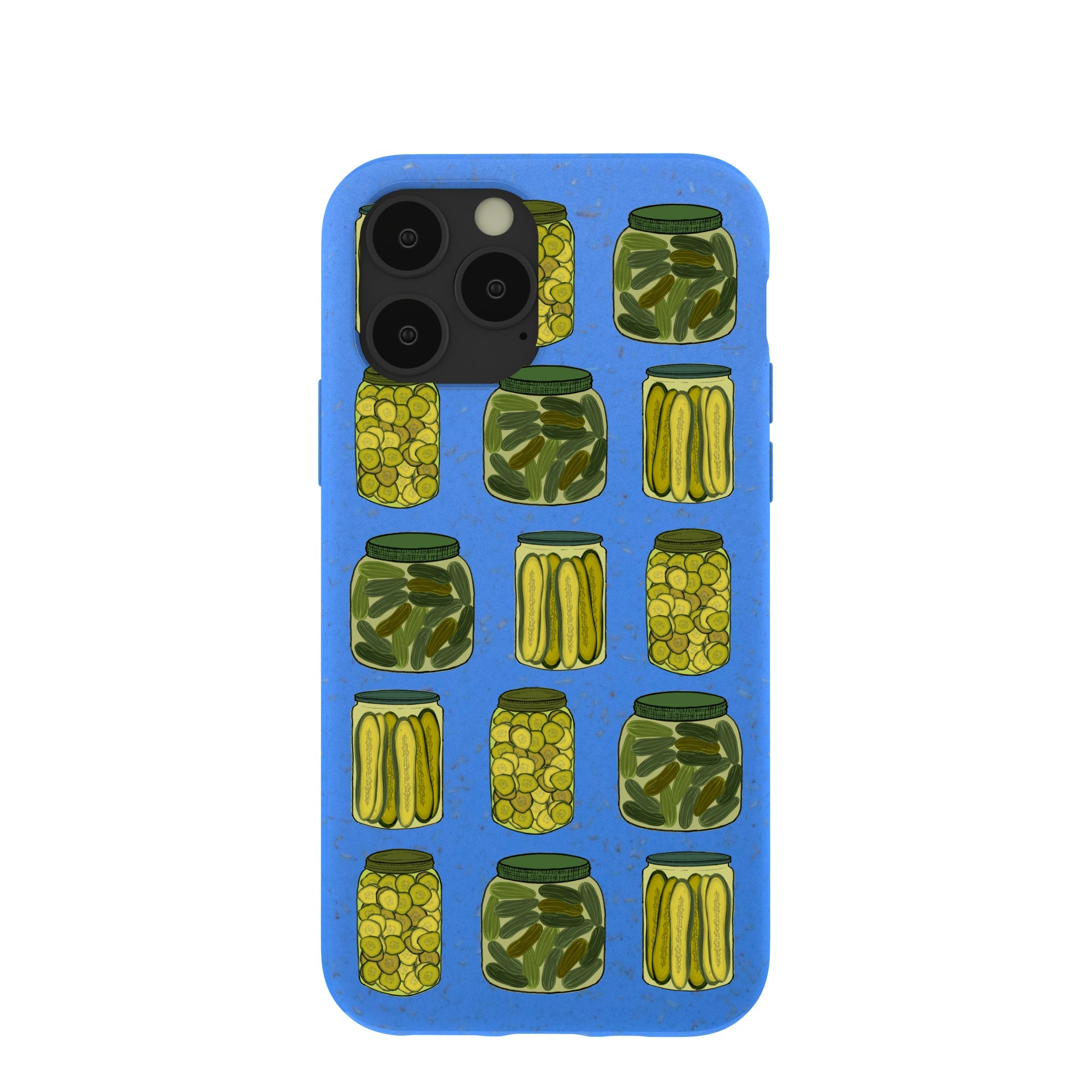 Electric Blue Pickling Pickles iPhone 11 Pro Case Refurbished - Pela Case refurbished available on Cerqular