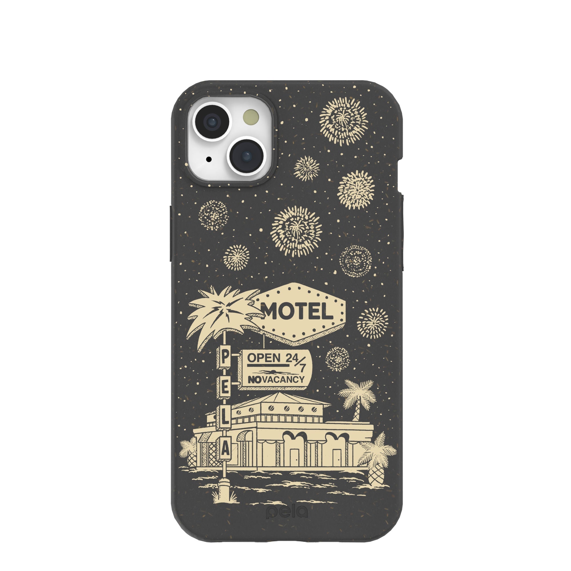 Black Motel Pela iPhone 15 Plus Case Refurbished - Pela Case refurbished available on Cerqular