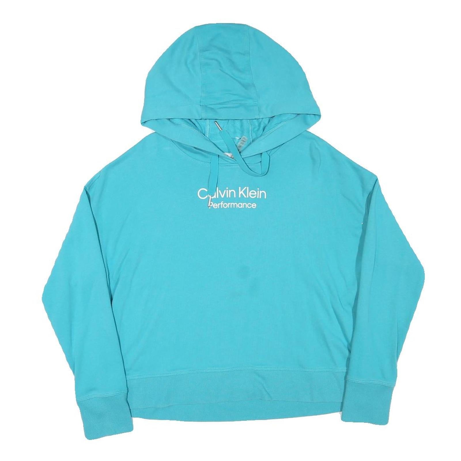 Buy CALVIN KLEIN PERFORMANCE Womens Turquoise Hoodie L Cotton Blend Casual Refurbished - $28.59 CALVIN KLEIN PERFORMANCE Womens Turquoise Hoodie L Cotton Blend Casual Refurbished - N/A refurbished available on Cerqular
