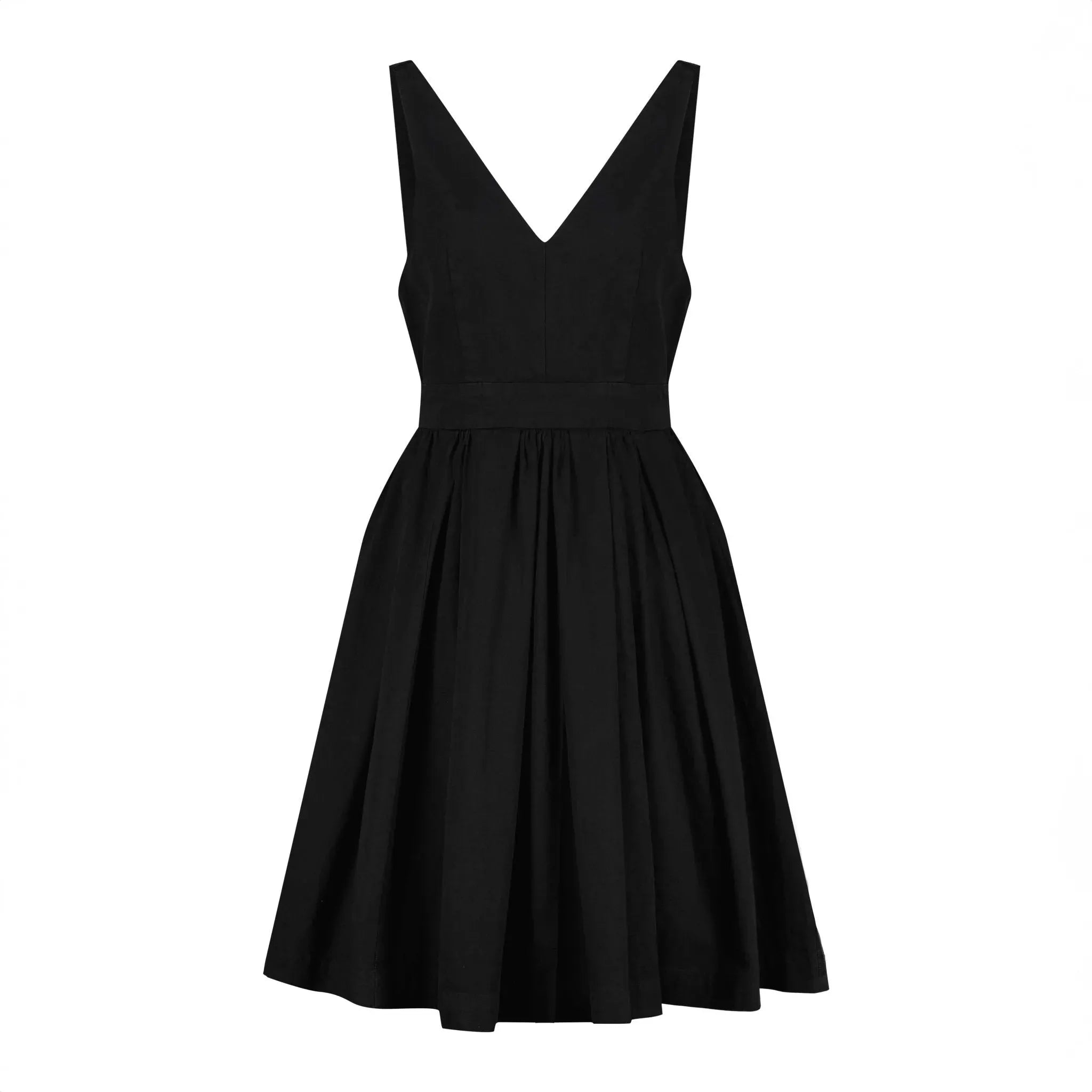 V-Neck Midi Dress | Taglia: S | Colore: Black Refurbished - Aloud (note: this is a lesser-known brand, but it has refurbished available on Cerqular
