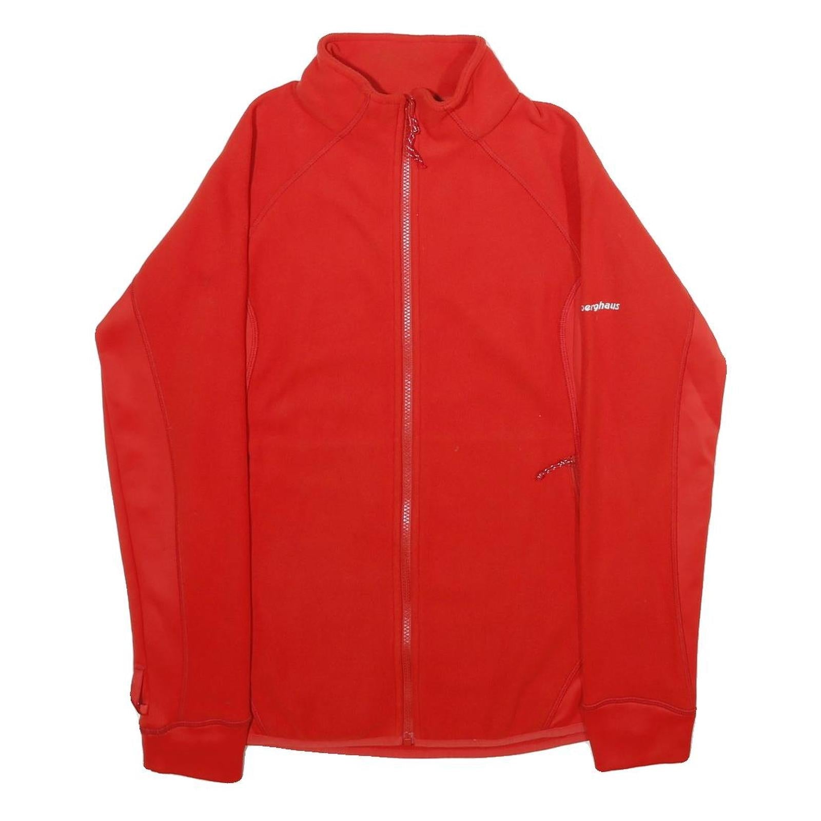 BERGHAUS Womens Red Jacket UK 14 Polyester Plain Zip Outdoor Activewear Refurbished - N/A refurbished available on Cerqular