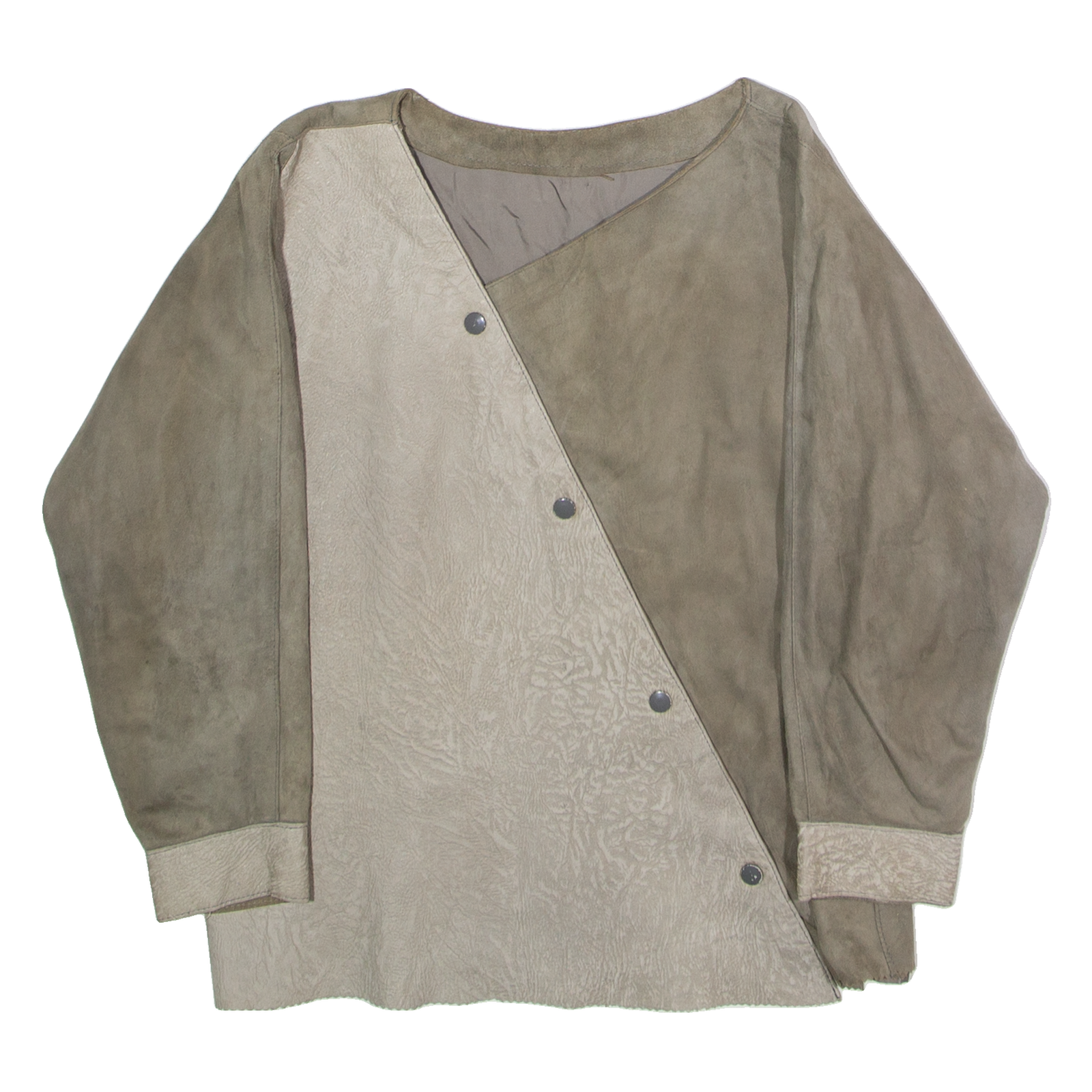 Womens Blazer Jacket Grey Faux Suede XL Refurbished - N/A refurbished available on Cerqular