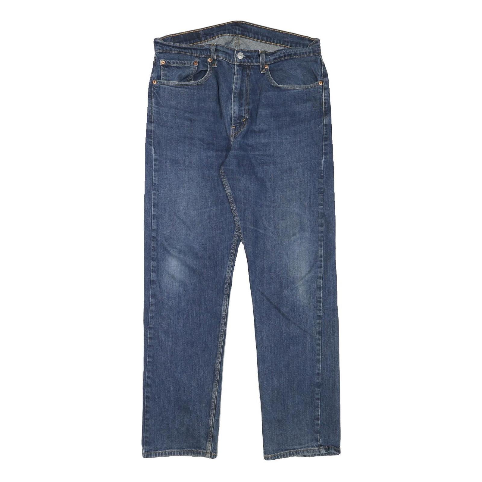 LEVI'S Mens Regular Fit Blue Denim Jeans W34 L32 Classic Cotton Blend Zip Refurbished - N/A refurbished available on Cerqular