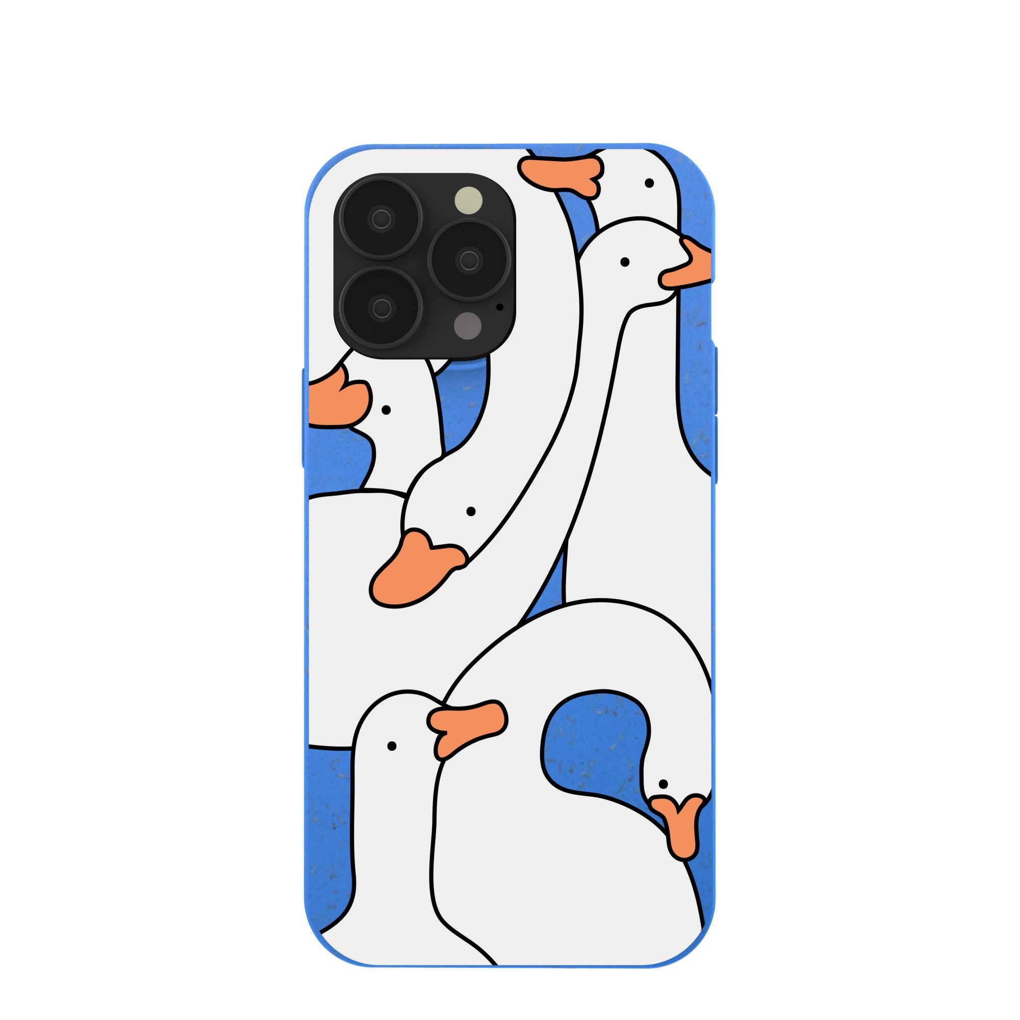 Electric Blue Silly Goose iPhone 13 Pro Max Case Refurbished - Pela Case refurbished available on Cerqular