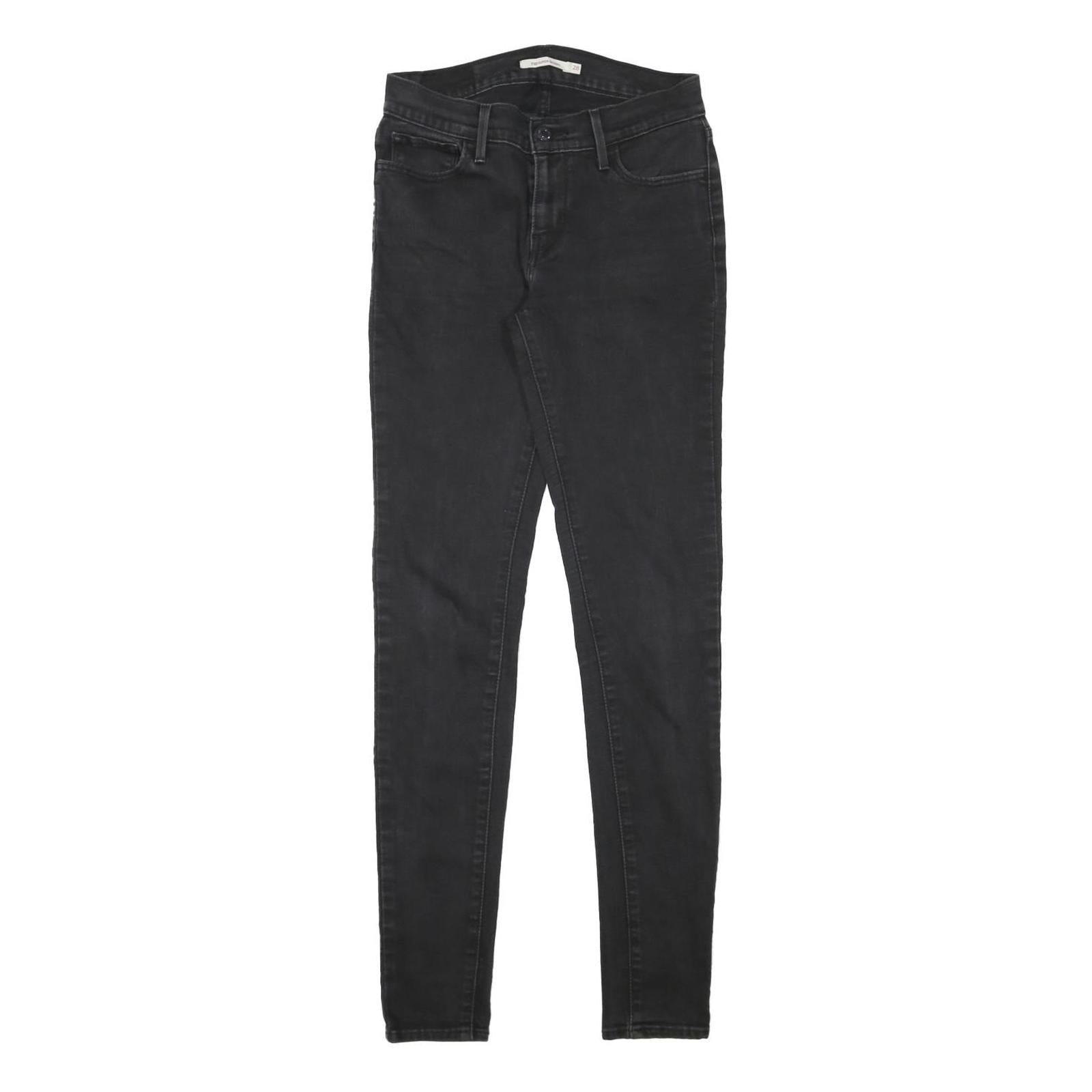 LEVI'S 710 Womens Jeans Black Slim Skinny Denim Medium W28 L31 Stretch Refurbished - N/A refurbished available on Cerqular